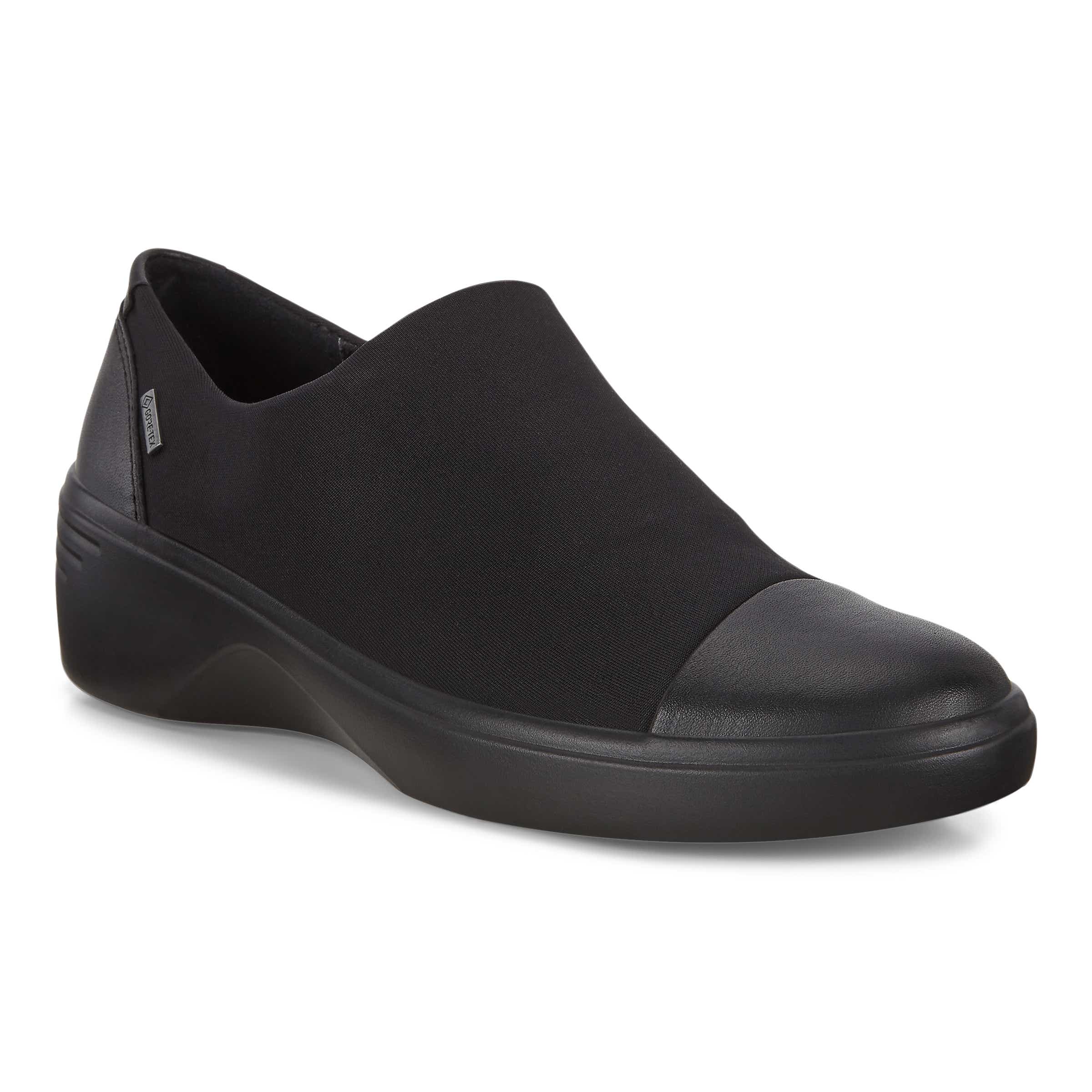 ECCO Women's Soft 7 Wedge Slip-ons - Black - Main