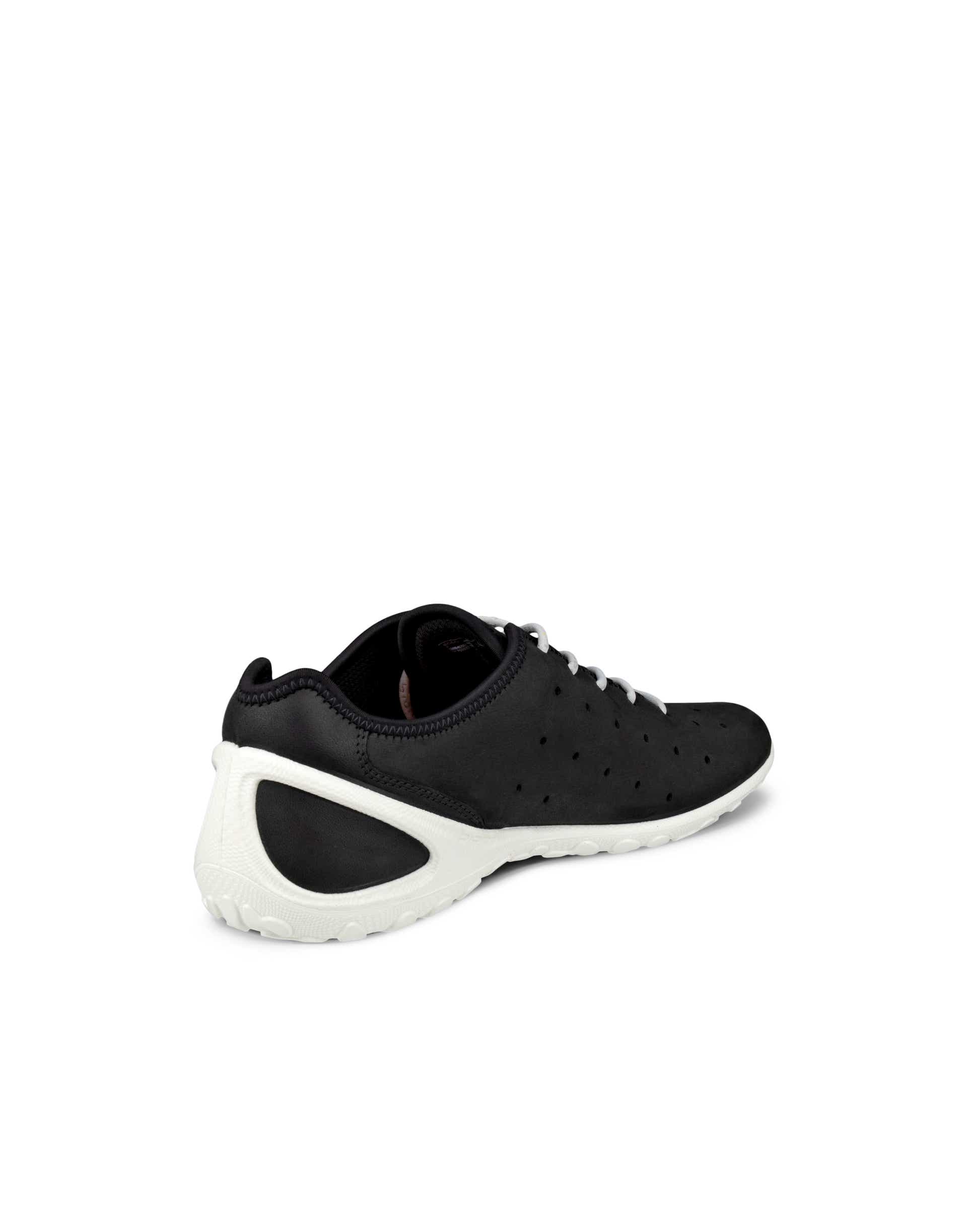 Męskie sznurowane buty z nubuku ECCO® BIOM EVERYDAY - Czarny - Back