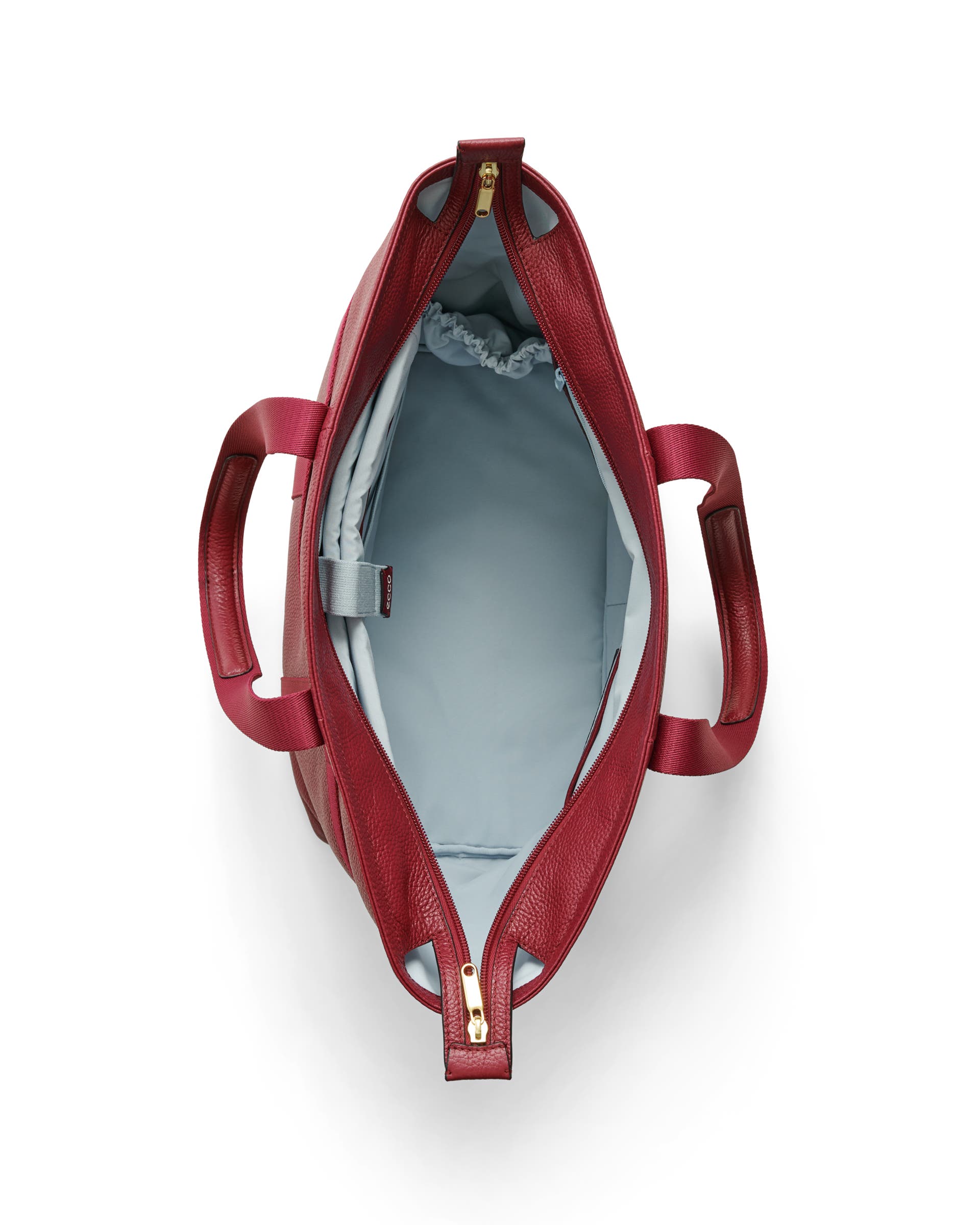 ECCO Tote Globetrotter レザートートバッグ - レッド - Birdeye