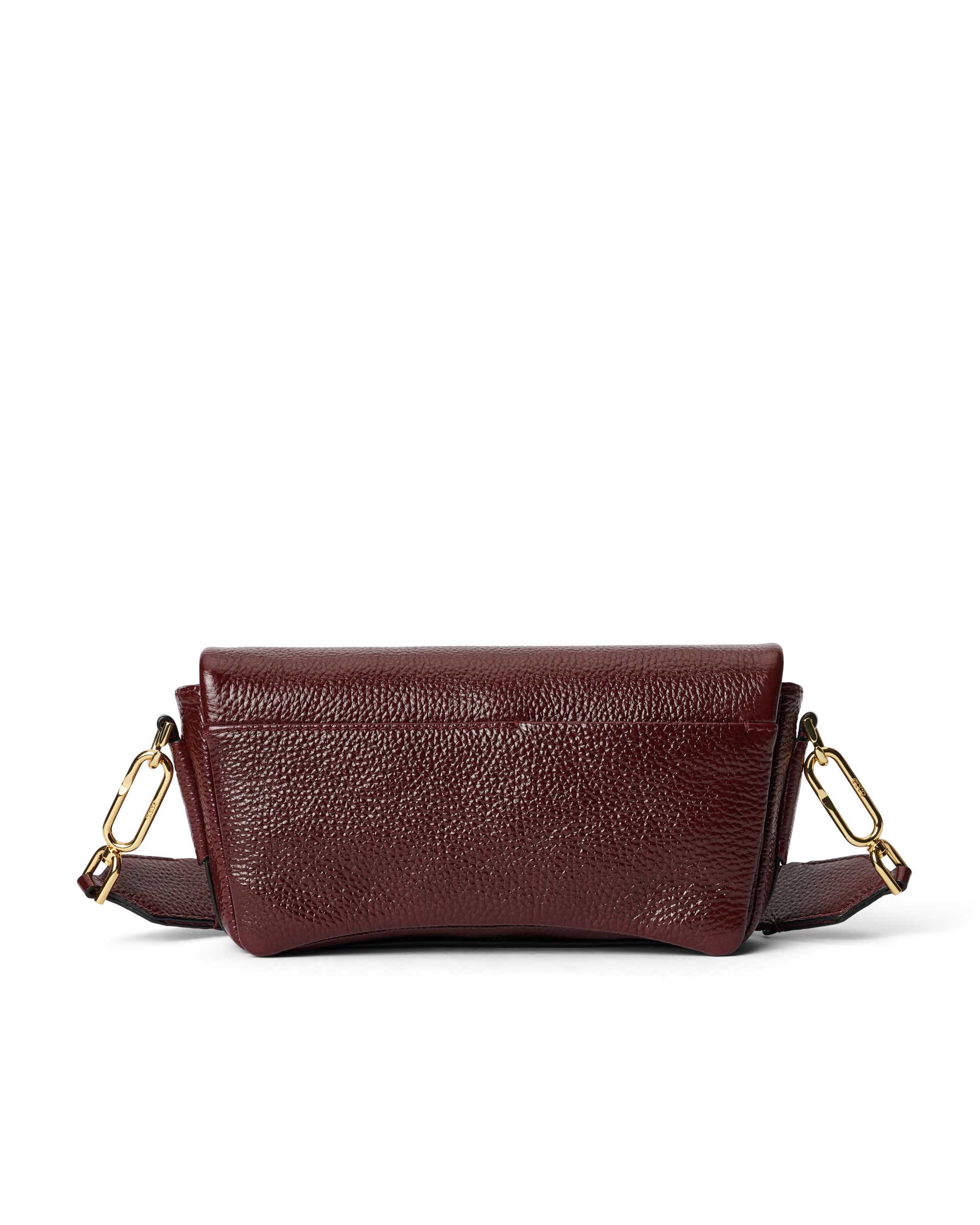 ECCO® Pinch Leather Crossbody Bag - Red - Back