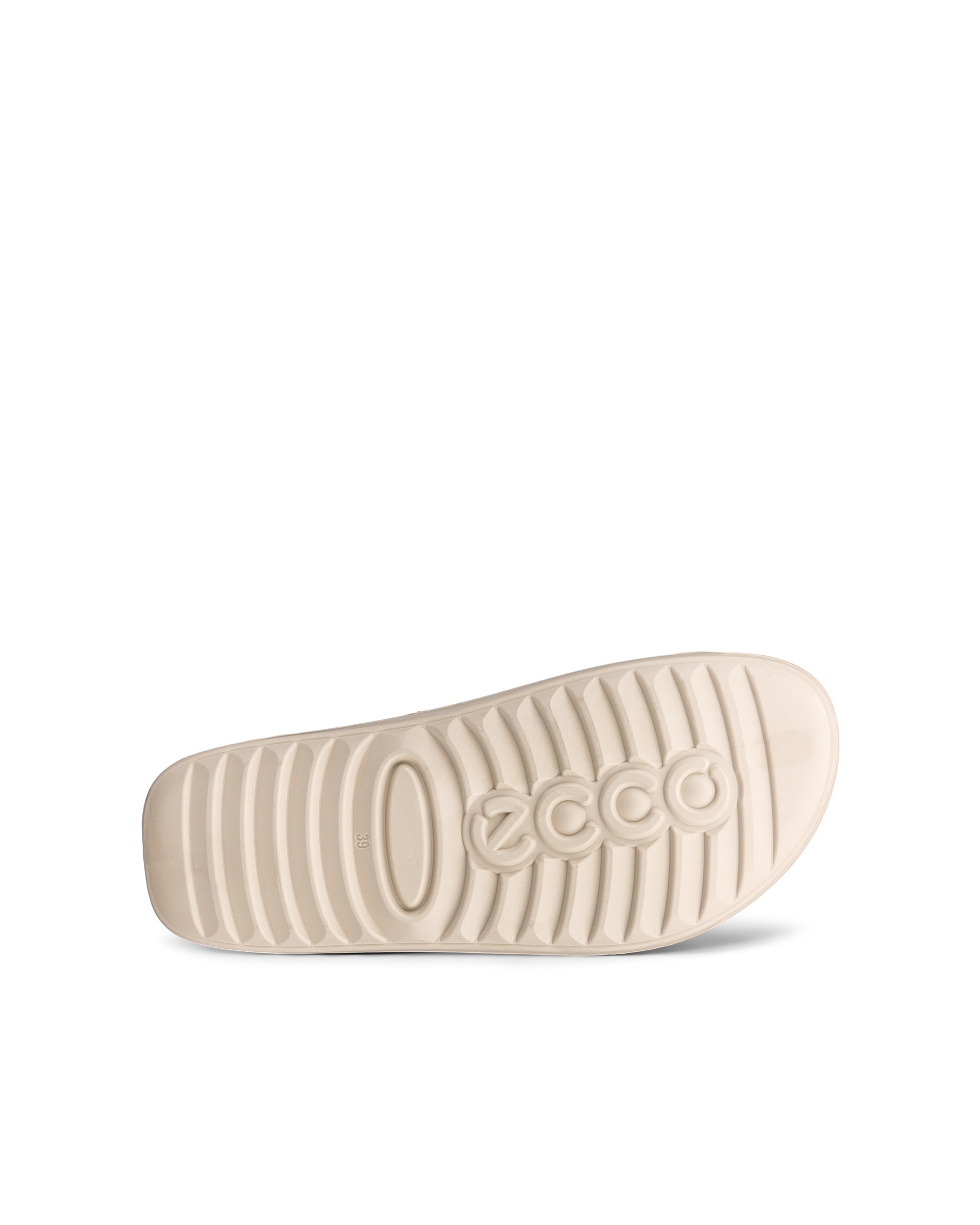 ECCO® Cozmo PF sandale en cuir deux brides pour femme - Beige - Sole