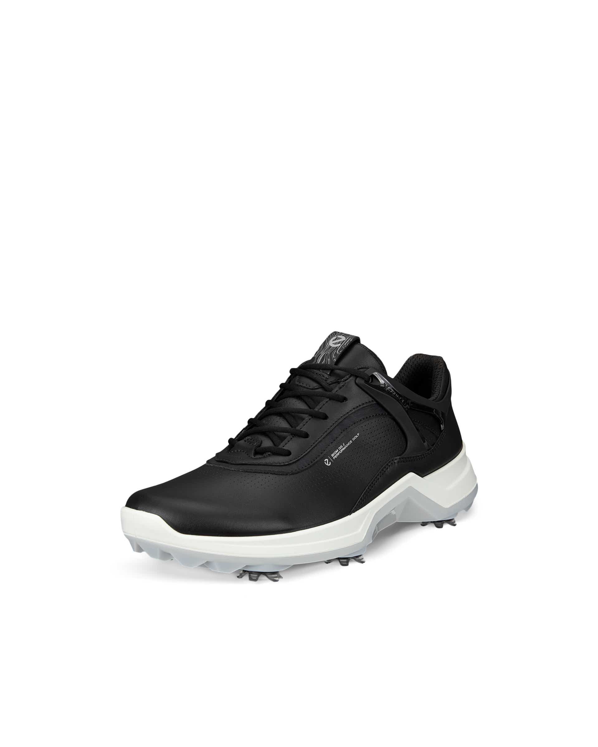 Men's ECCO® Golf Biom G5 Leather Cleated Waterproof Golf Shoe - Black - Main