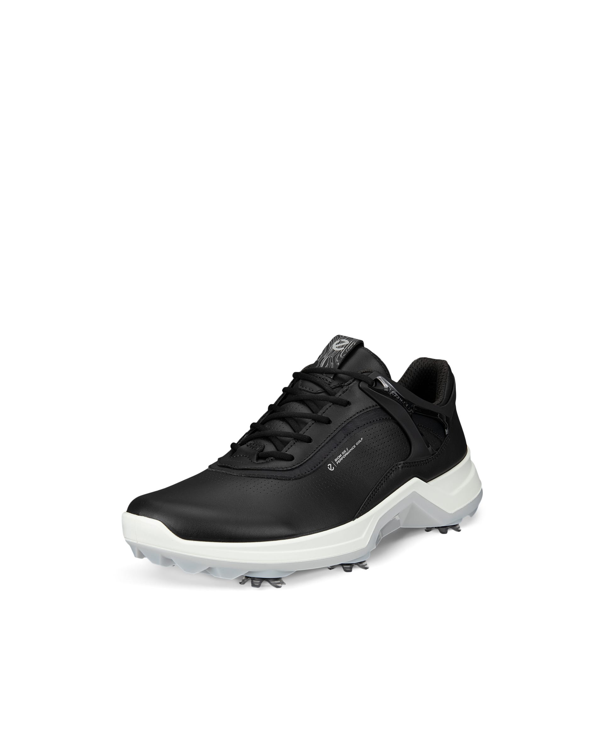 Men's ECCO® Golf Biom G5 Leather Cleated Waterproof Golf Shoe - Black - Outside