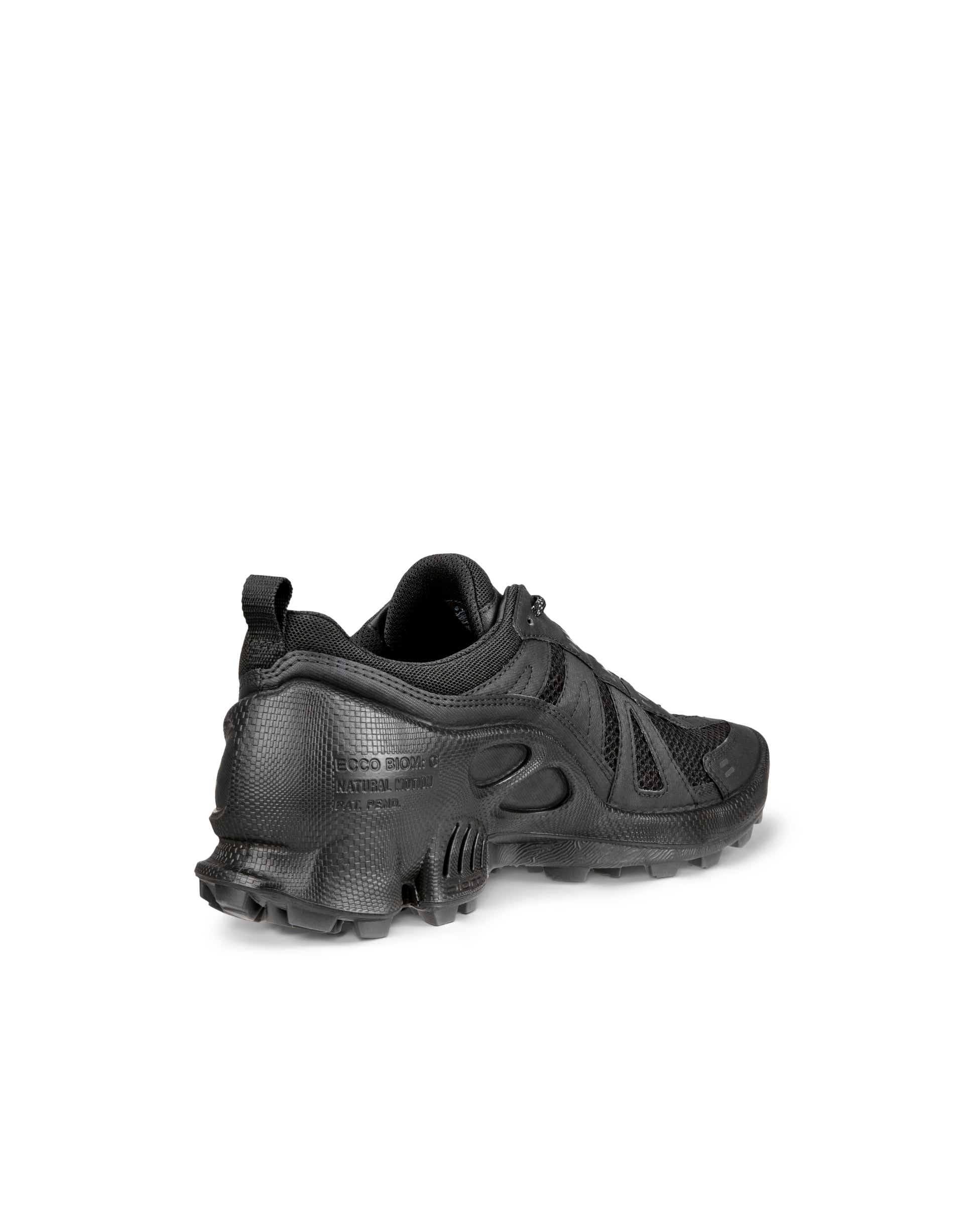 ECCO BIOM C Trail メンズ テキスタイルアウトドアスニーカー - ブラック - Back