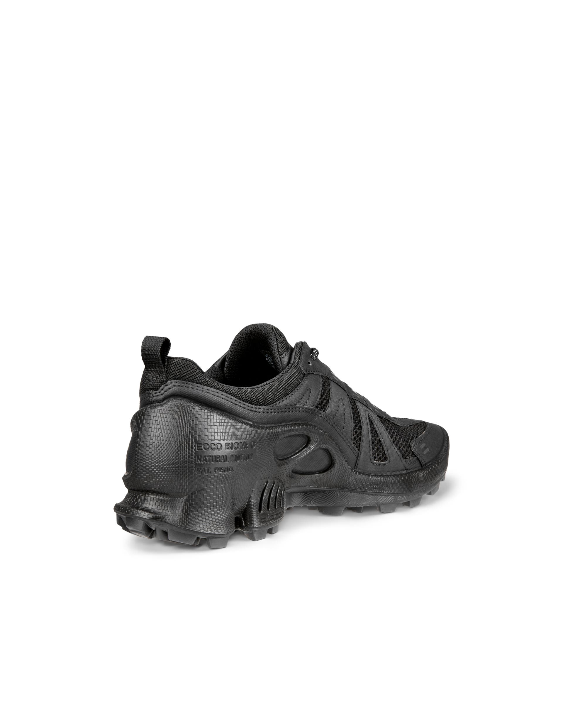 ECCO BIOM C Trail メンズ テキスタイルアウトドアスニーカー - ブラック - Back