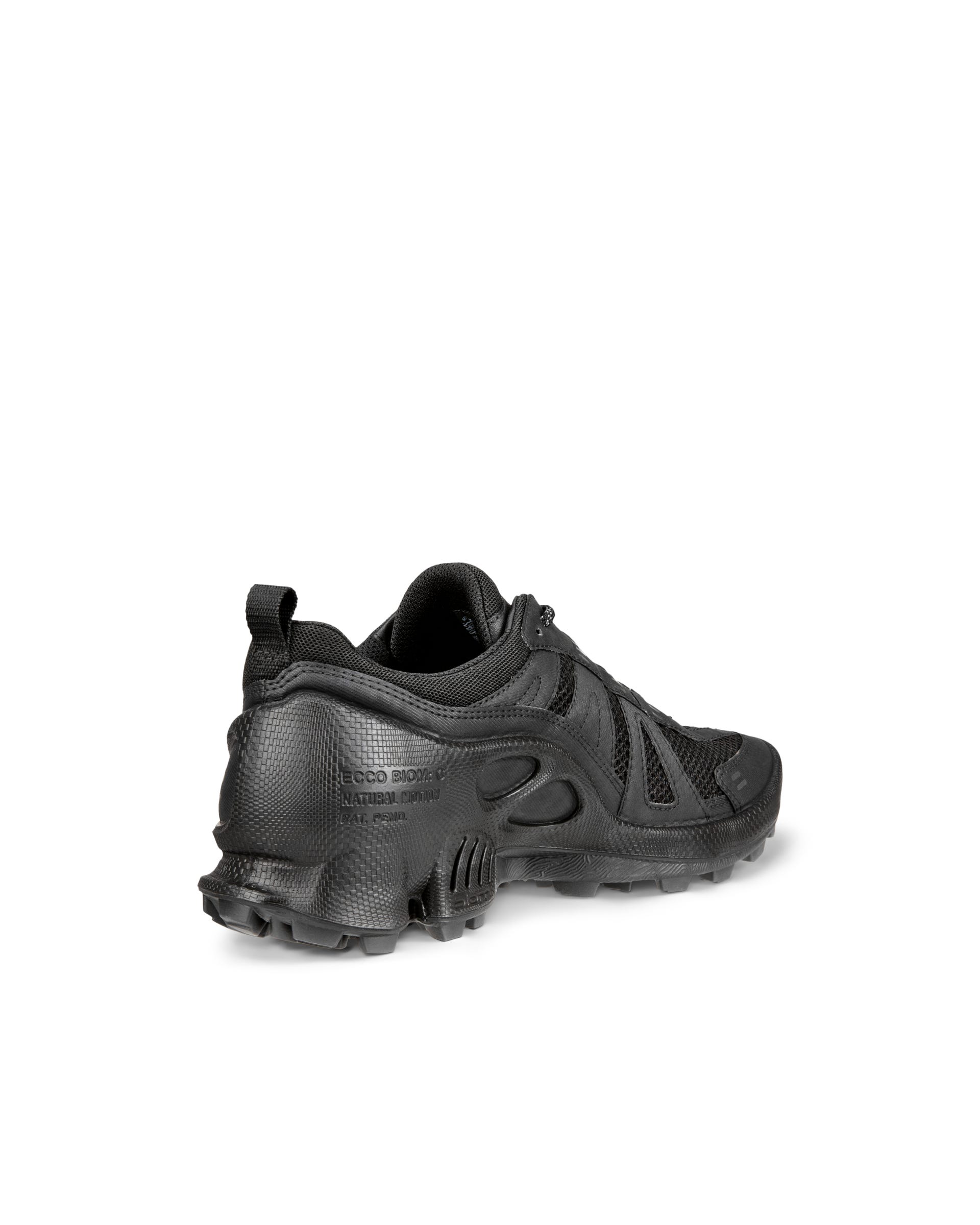 ECCO BIOM C Trail メンズ テキスタイルアウトドアスニーカー - ブラック - Back