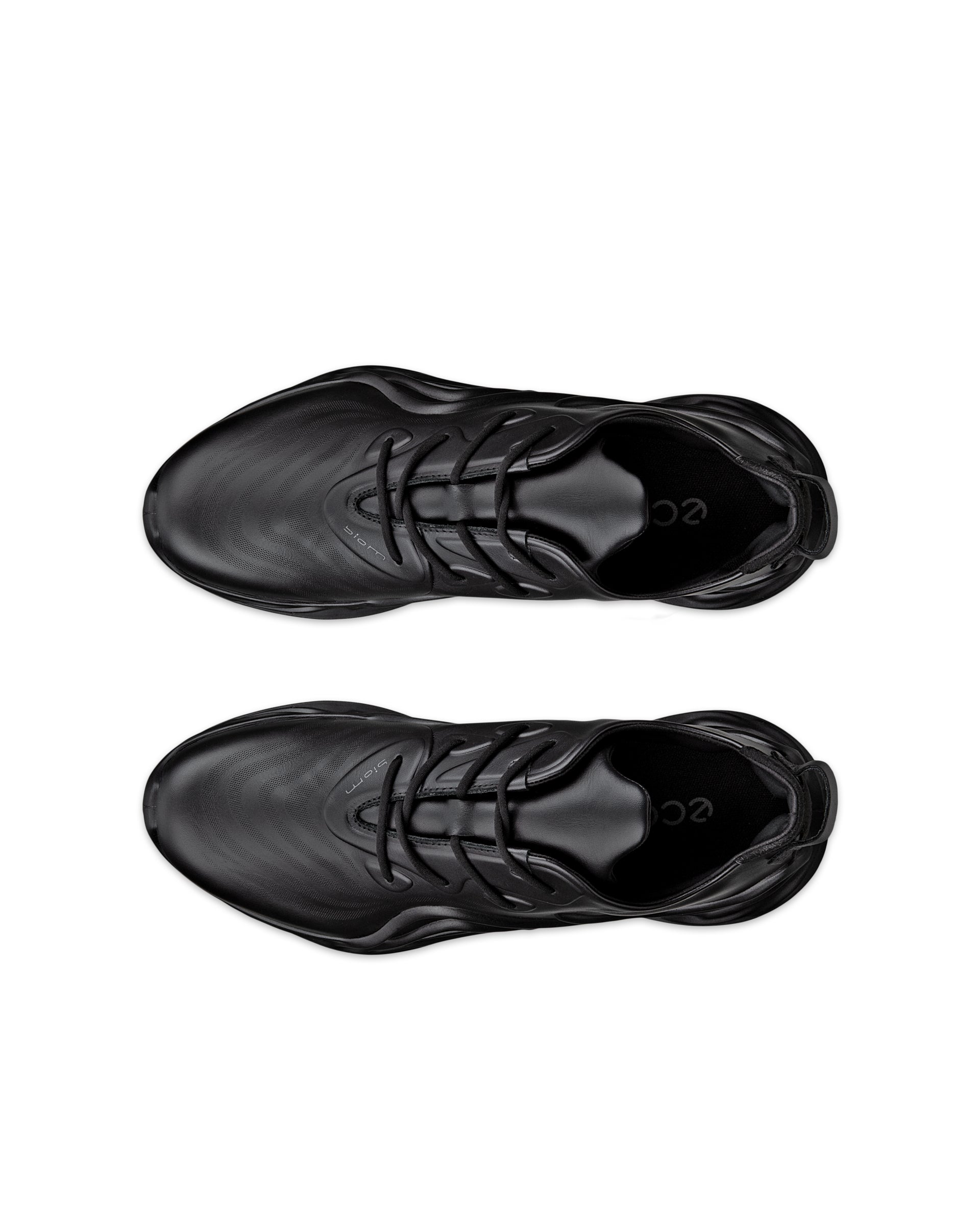 ECCO® Biom Infinite nahast spordi- ja vabaajajalats meestele - Must - Top left pair