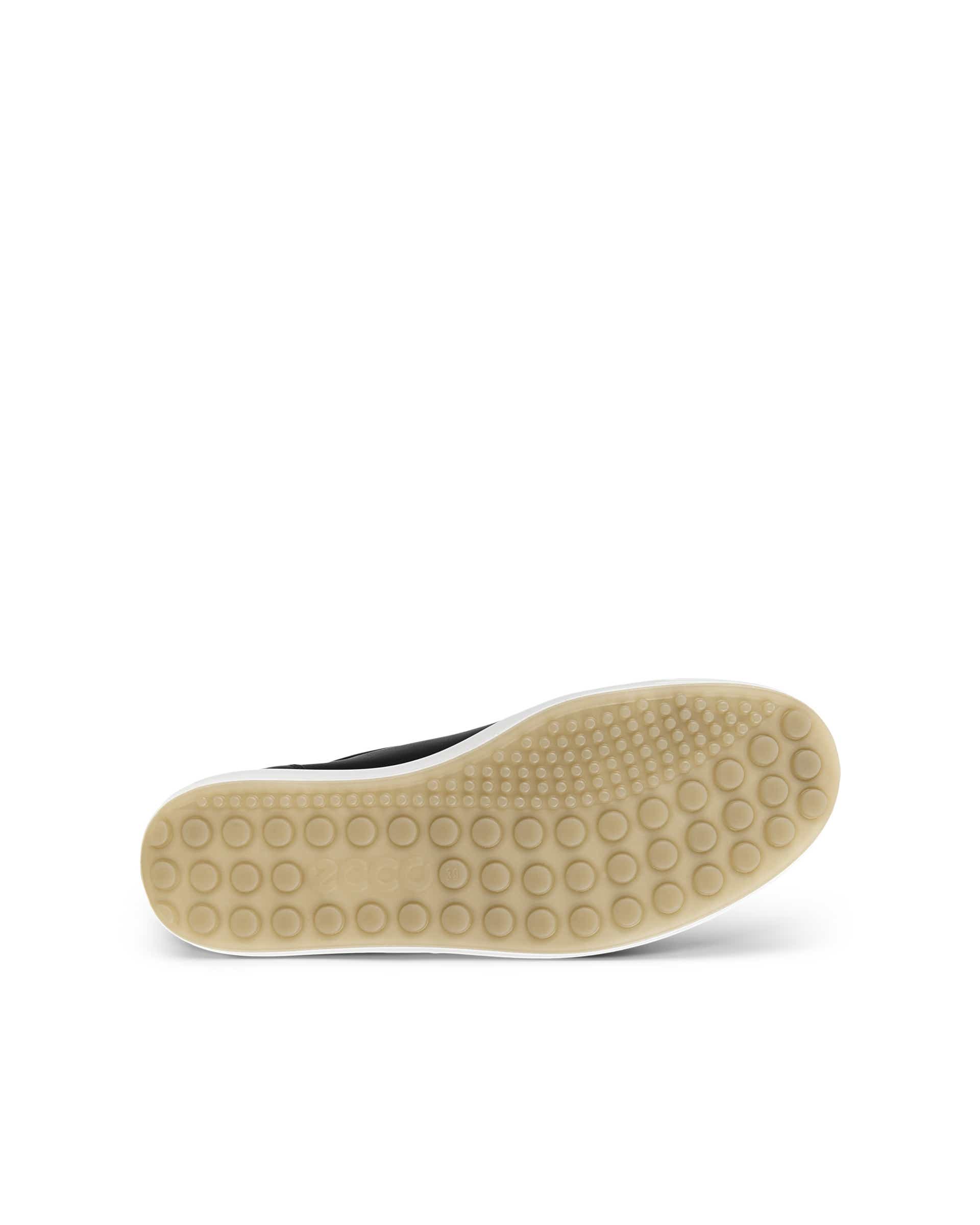 ECCO® Soft 7 baskets en cuir pour femme - Noir - Sole