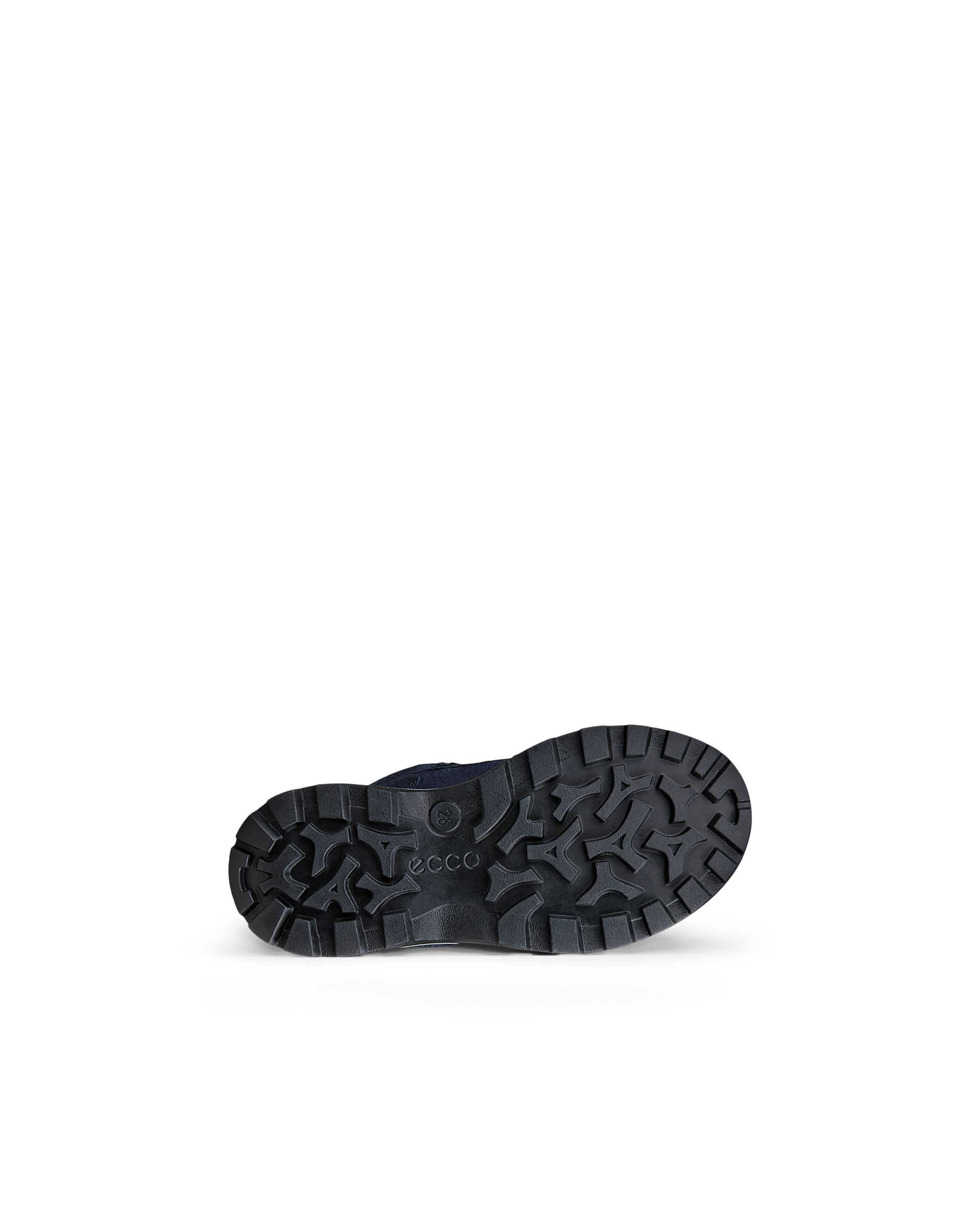 Dziecięce wodoodporne nubukowe buty zimowe ECCO® SNOW MOUNTAIN - Niebieski - Sole