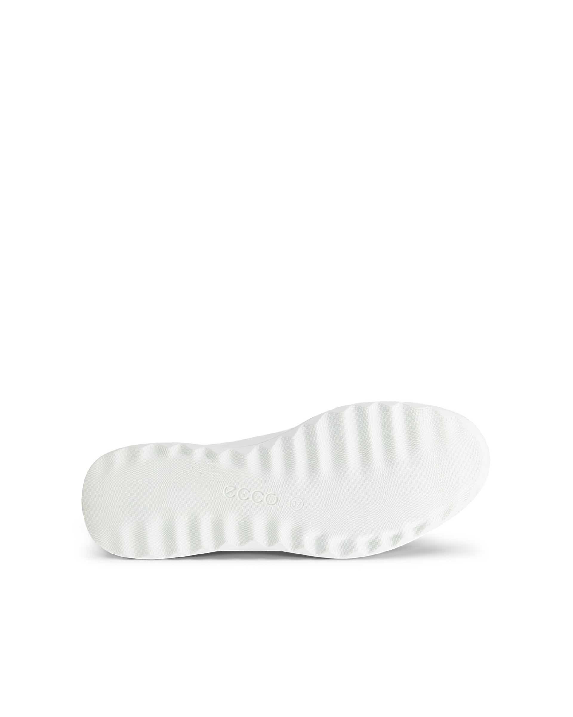 Women's ECCO® Flexure Runner Leather Sneaker - White - Sole