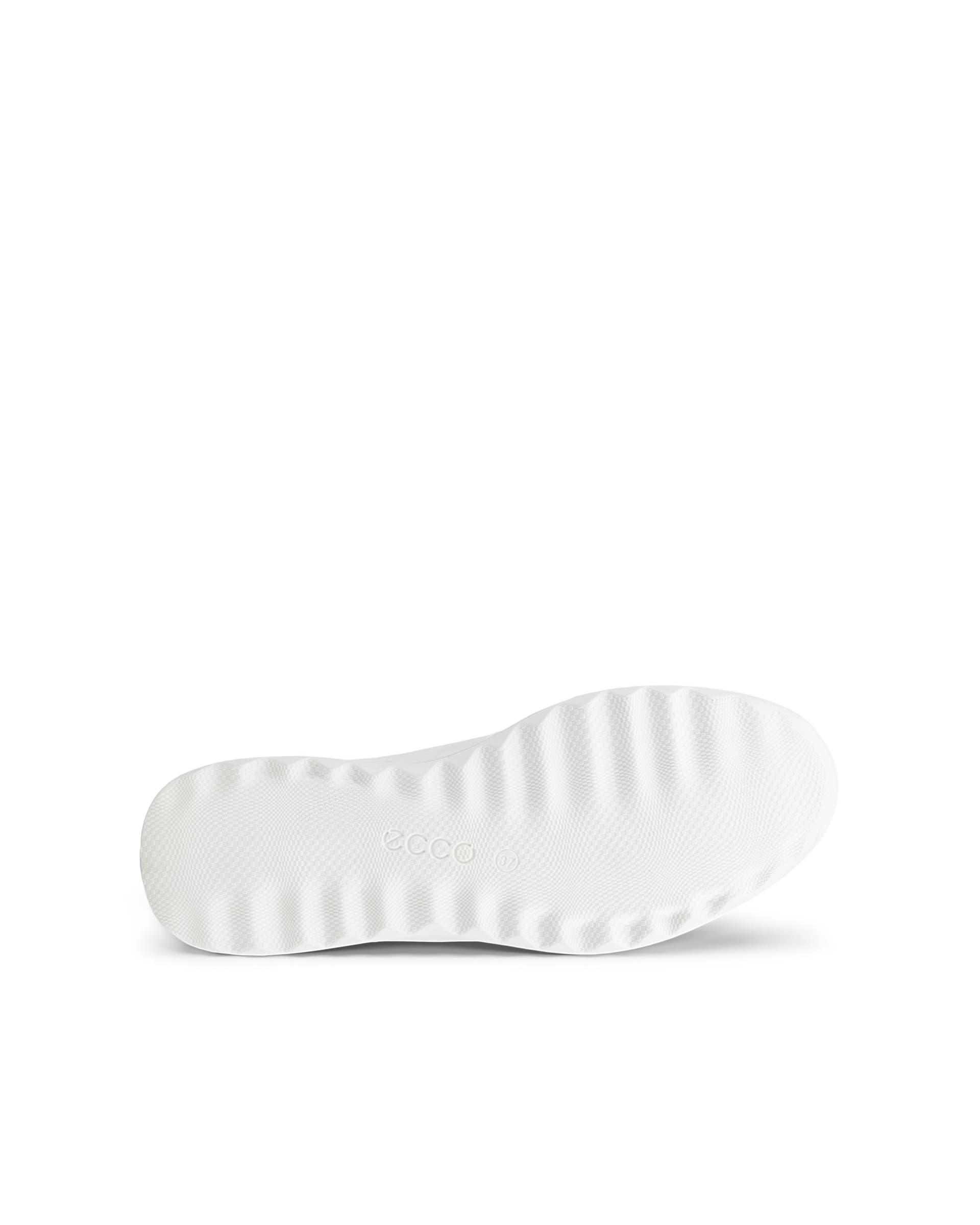 Women's ECCO® Flexure Runner Leather Sneaker - White - Sole