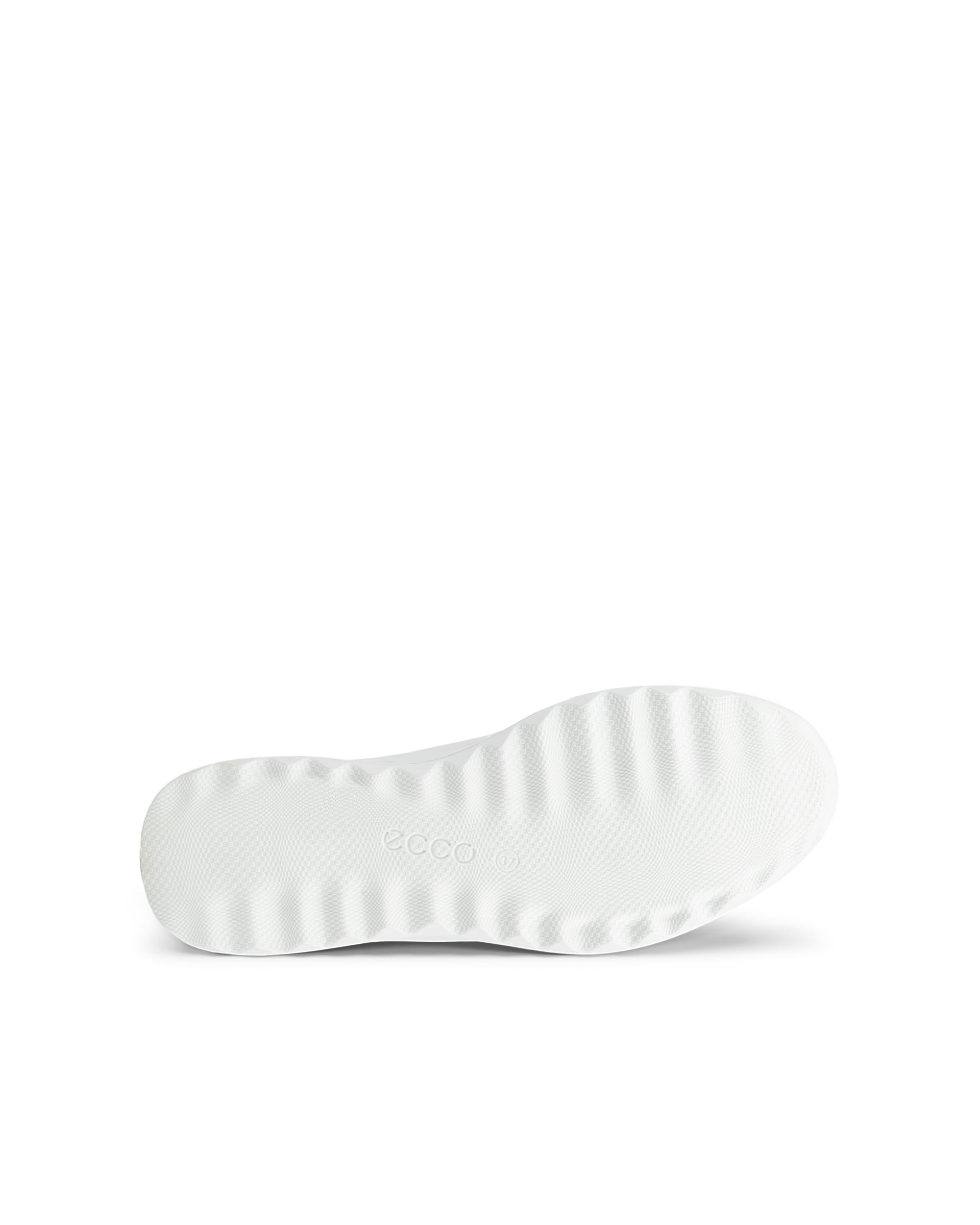 Women's ECCO® Flexure Runner Leather Sneaker - White - Sole