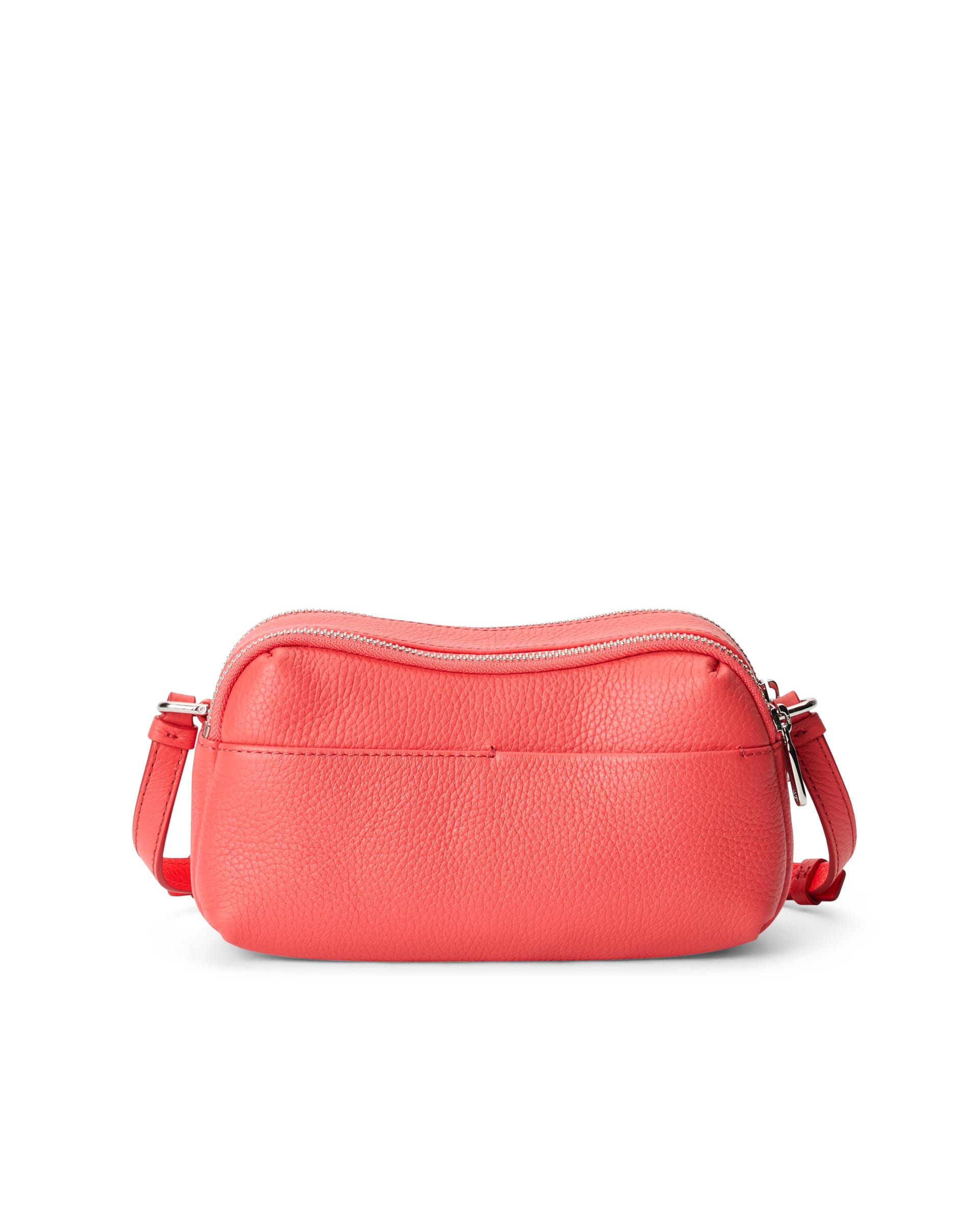ECCO® Leather Camera Bag Bag - Red - Back