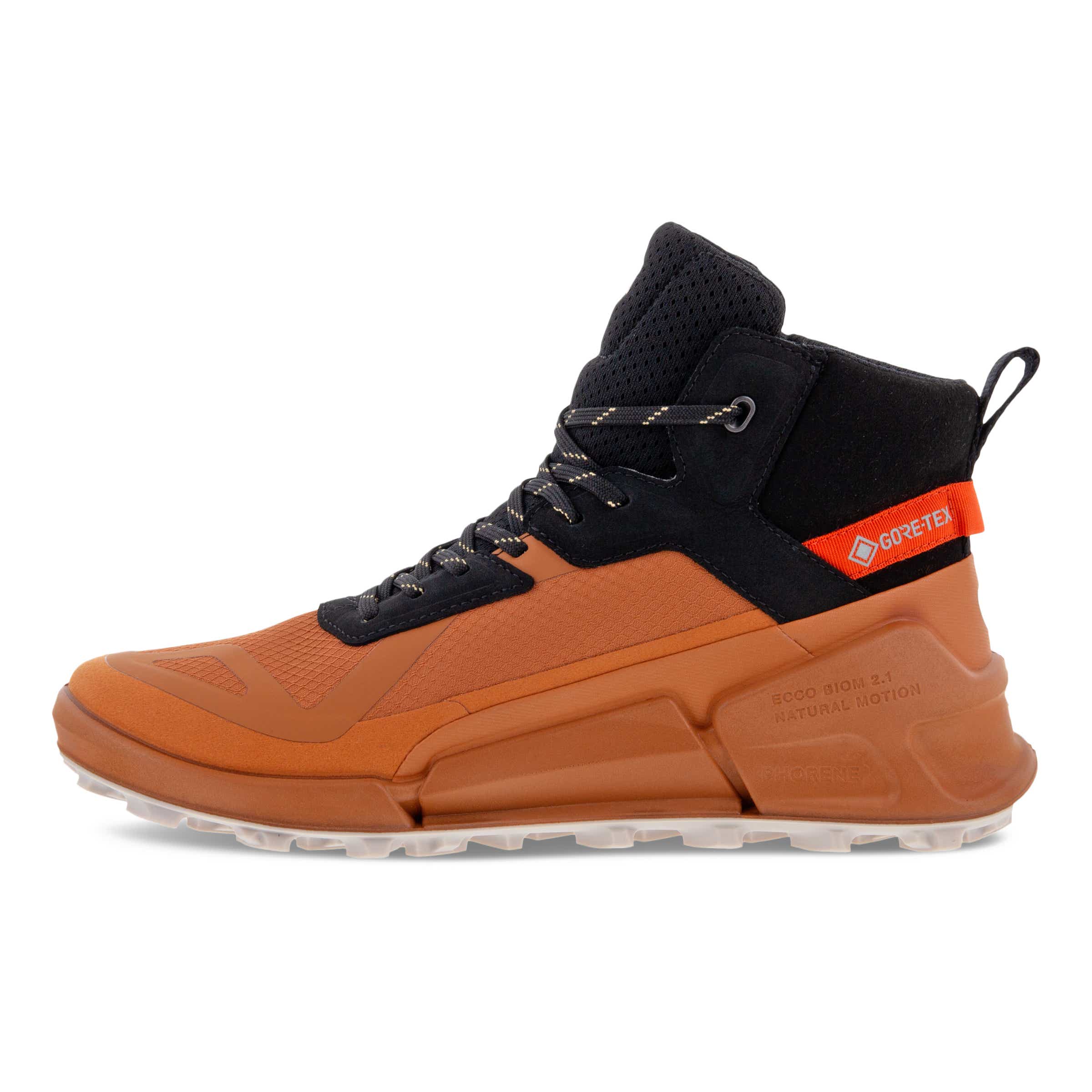 ECCO® Biom 2.1 X Mountain Hög hikingsko i textil med Gore-Tex dam - Brun - Inside