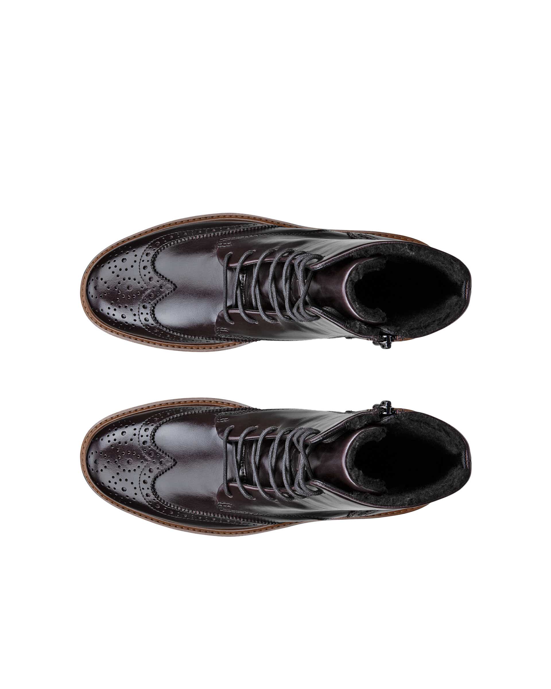 ECCO METROPOLE OSLO Women ウィメンズ レースアップブーツ - ブラウン - Top left pair