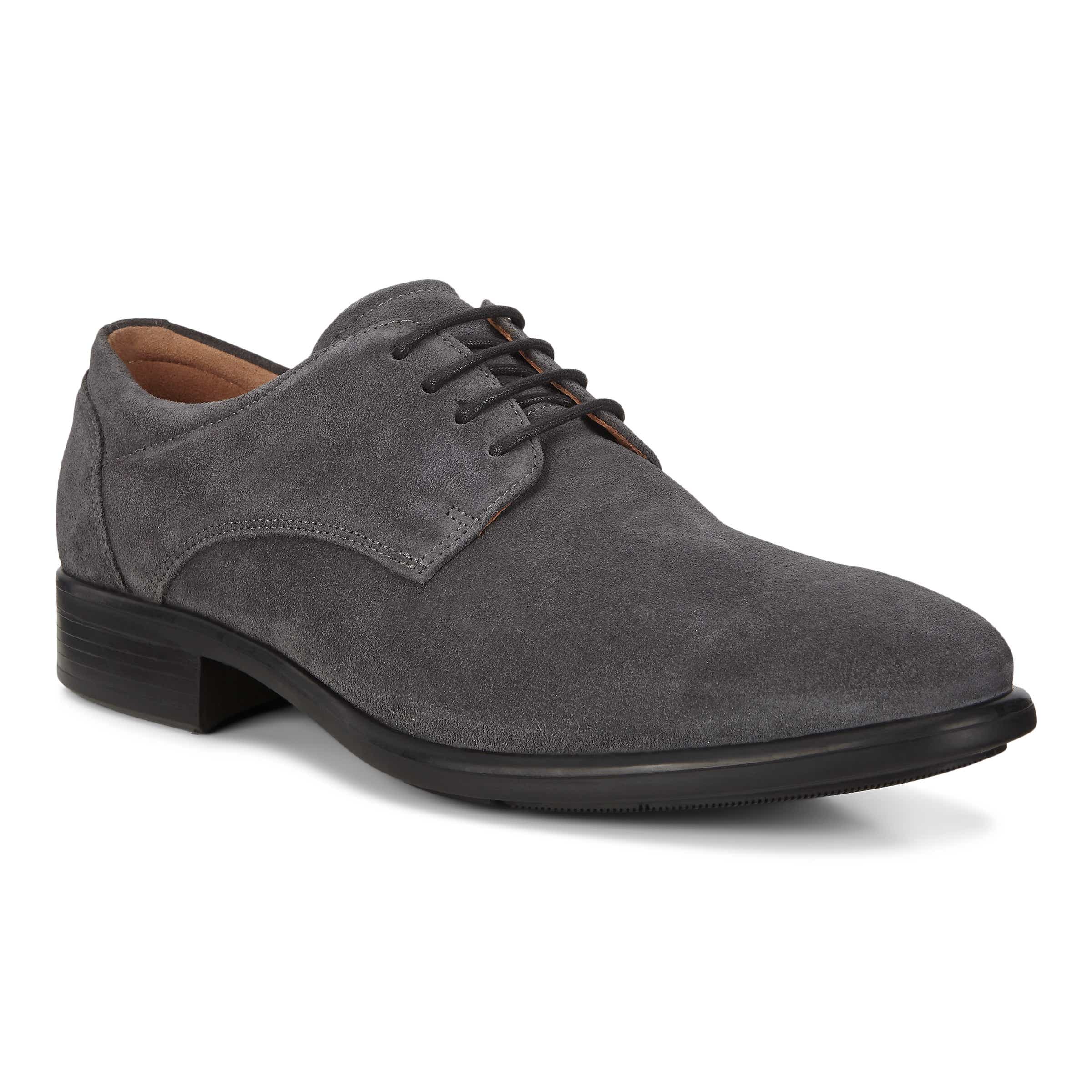 ECCO Men's Citytray Derby Shoes - Grey - Main