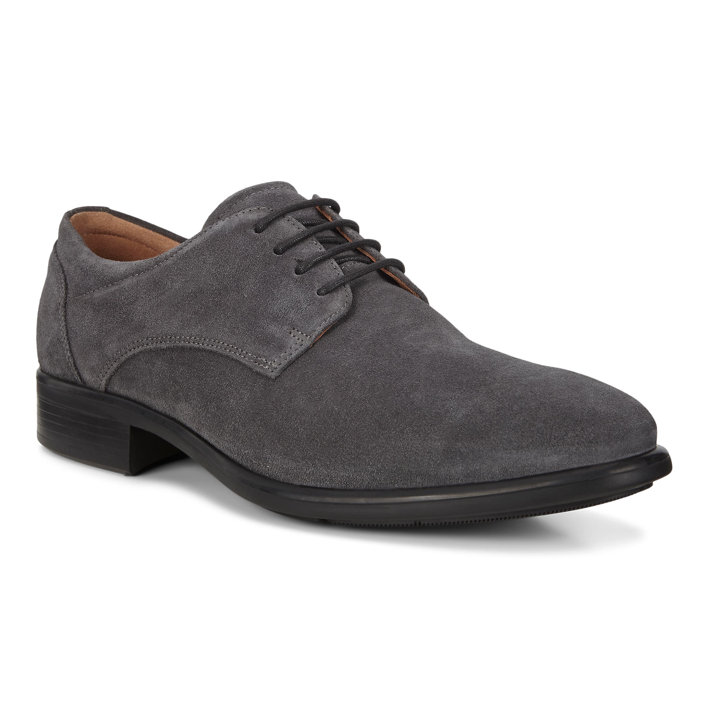 ECCO Men's Citytray Derby Shoes - Grey - Main