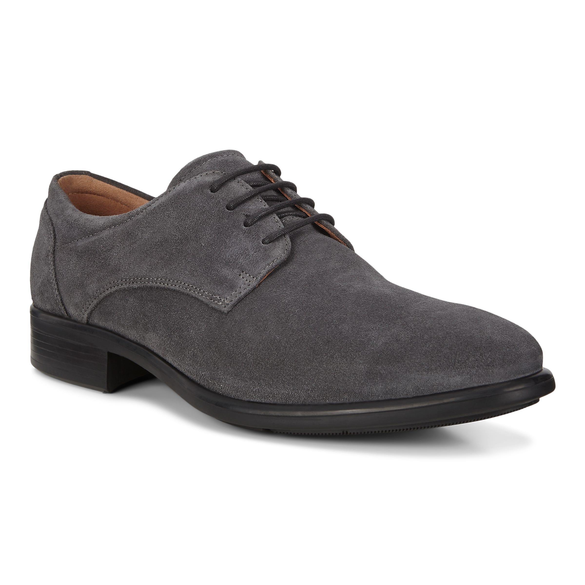 ECCO Men's Citytray Derby Shoes - Grey - Main