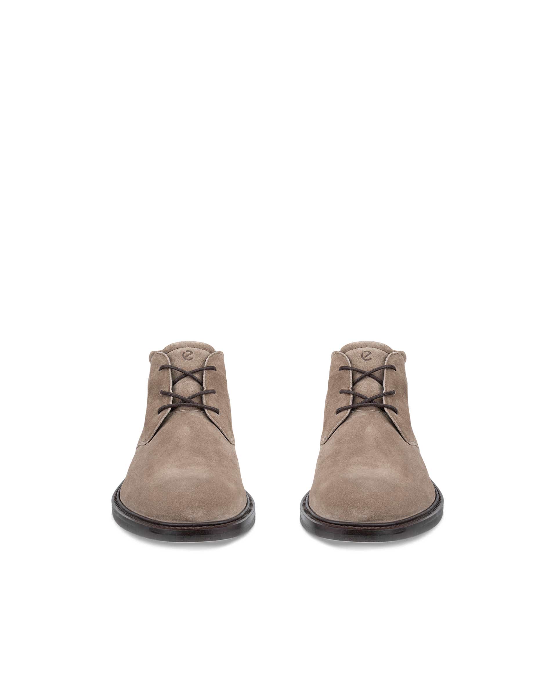 ECCO® METROPOLE PRAGUE Herren Chukka Boot aus Leder - Grau - Front pair