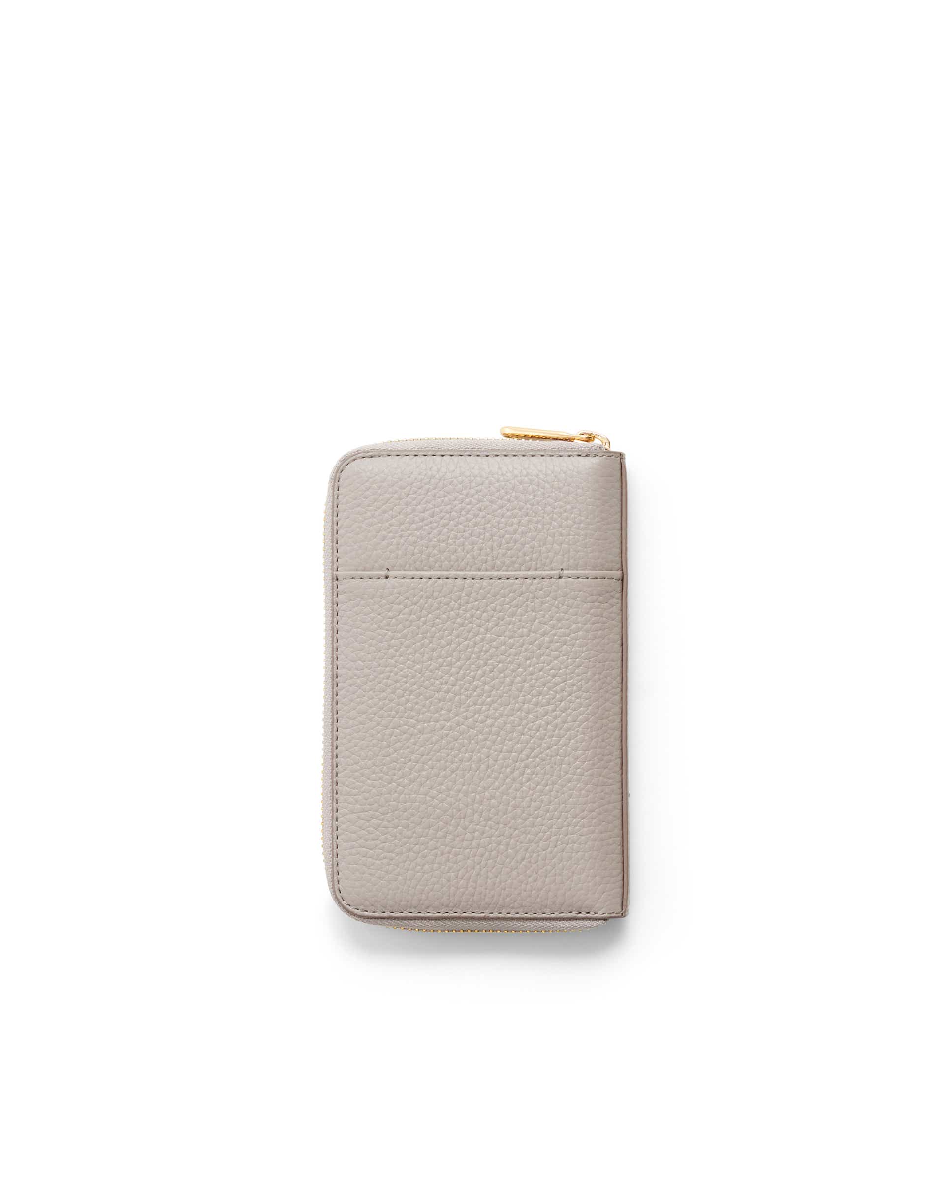 ECCO® Wallet grote lederen portefeuille - Beige - Back