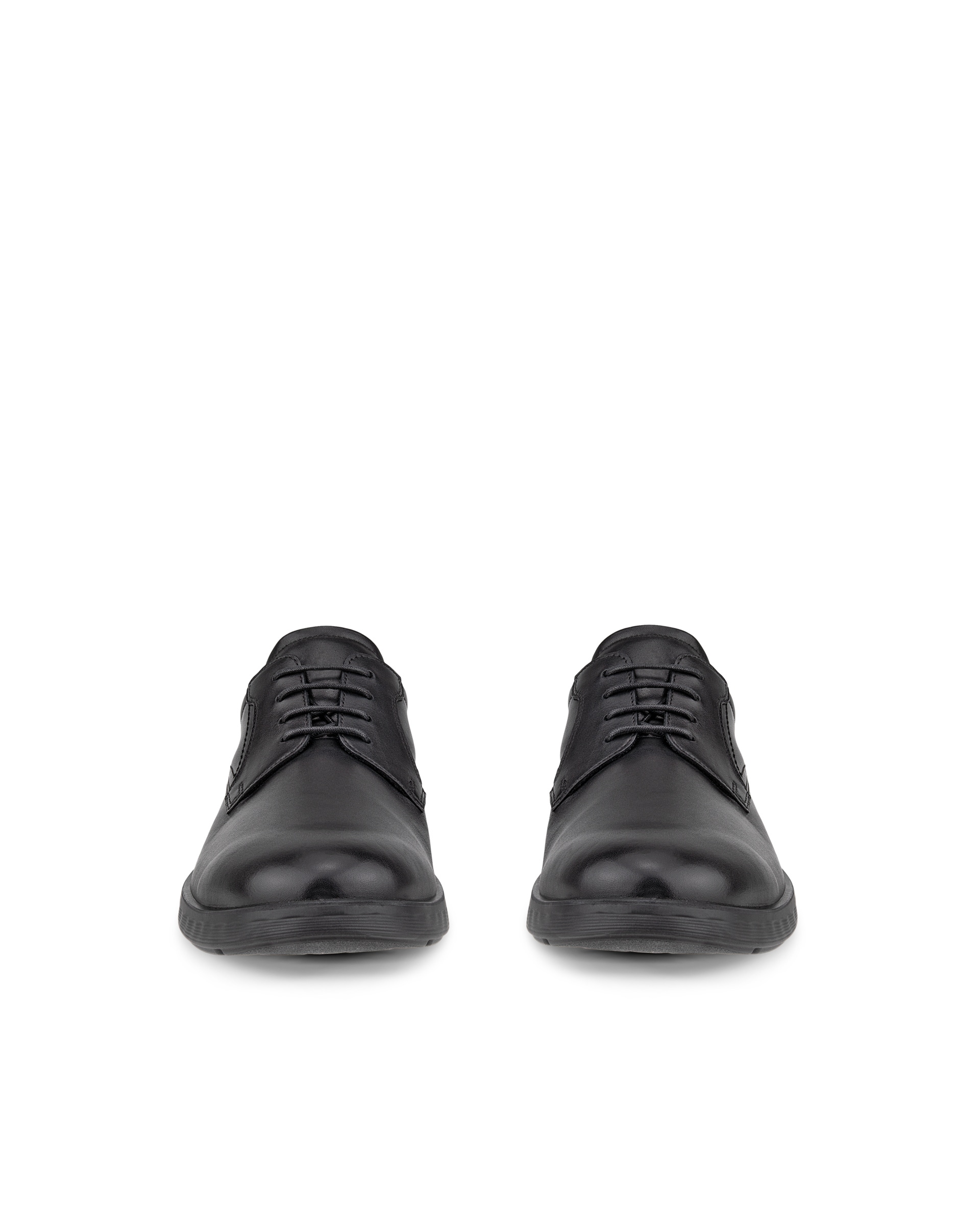 ECCO® S Lite Hybrid derbies cuir pour homme - Noir - Front pair