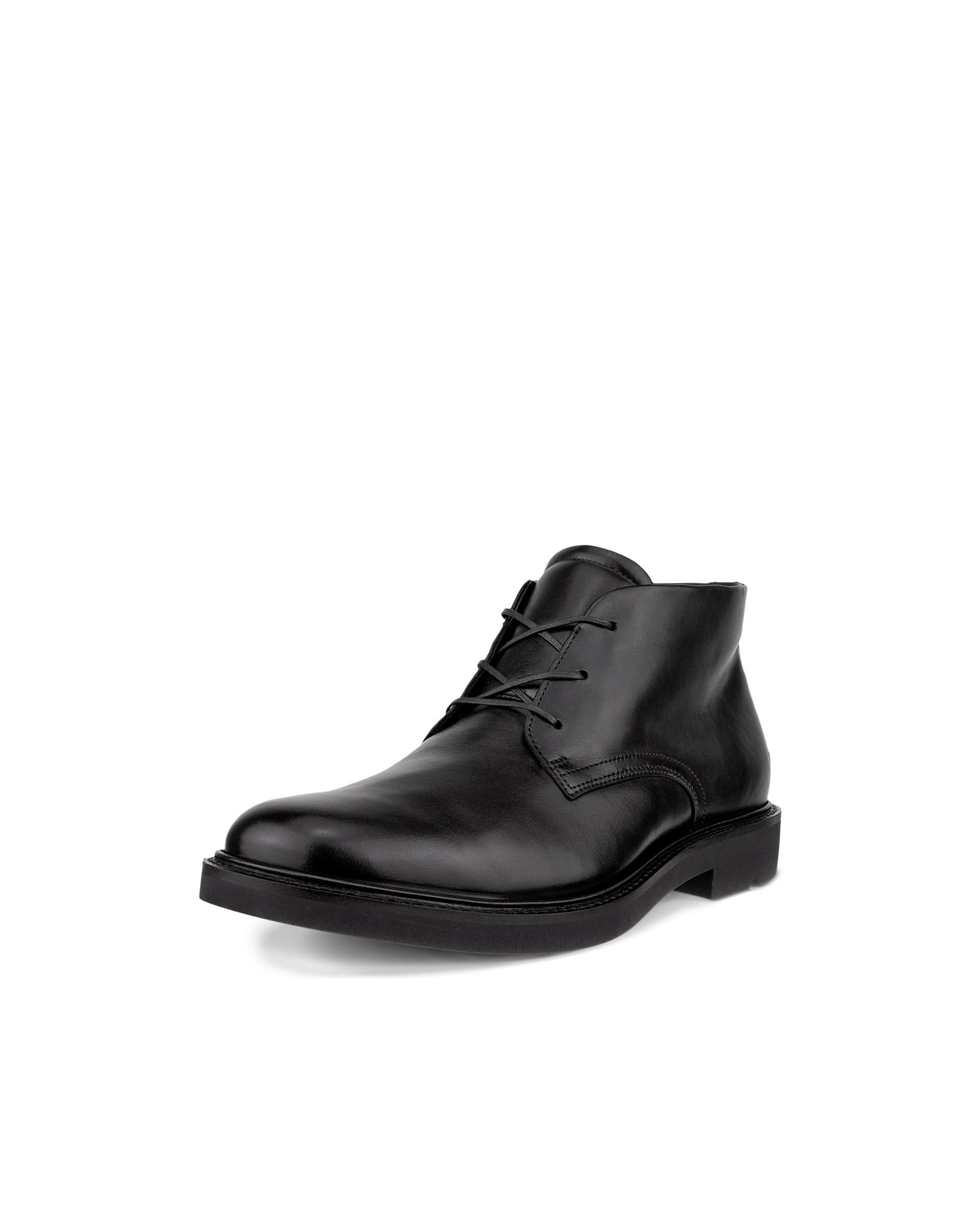ECCO® Metropole London muške kožne čizme chukka - Crna - Main