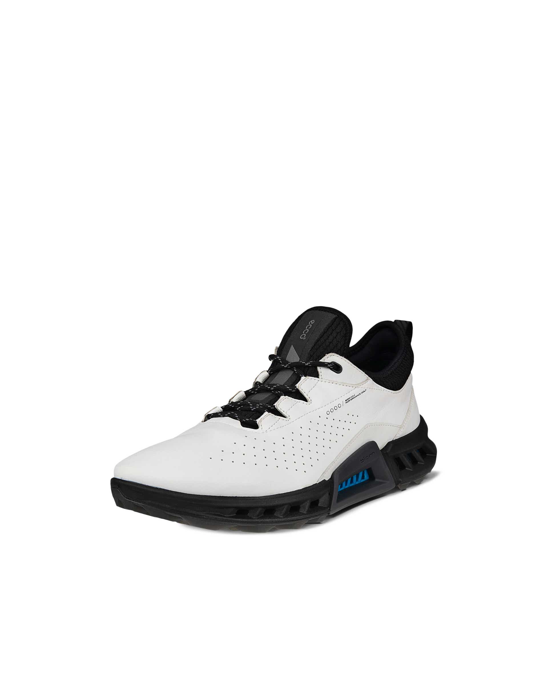 Men's ECCO® Golf Biom C4 Leather Gore-Tex Shoe - White - Main