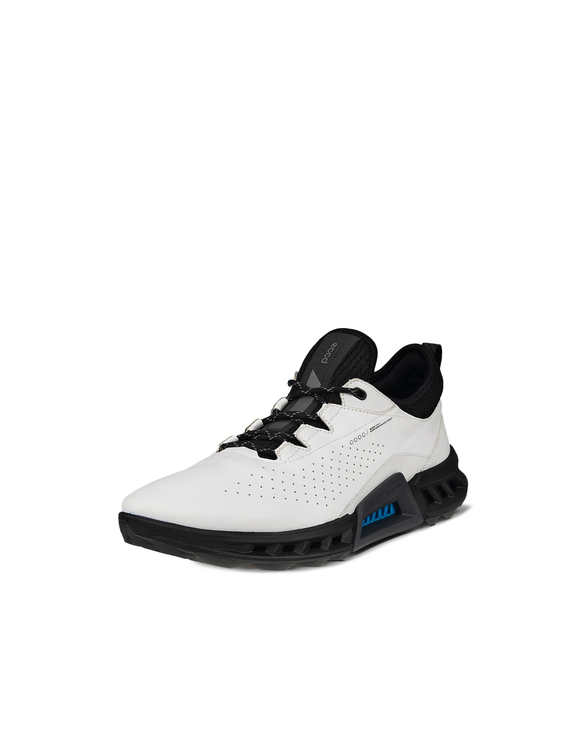 Men's ECCO® Golf Biom C4 Leather Gore-Tex Shoe - White - Main