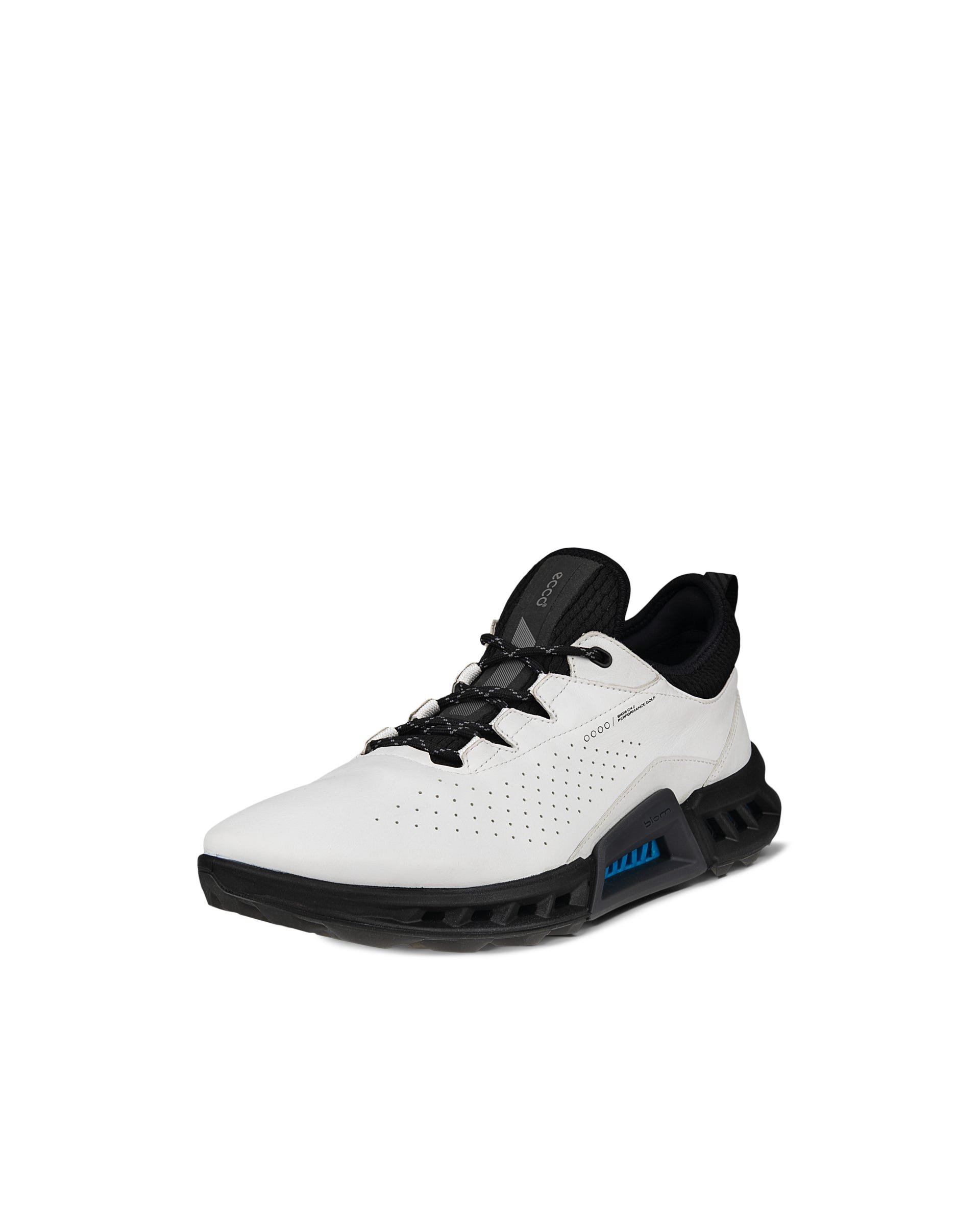 Men's ECCO® Golf Biom C4 Leather Gore-Tex Shoe - White - Main