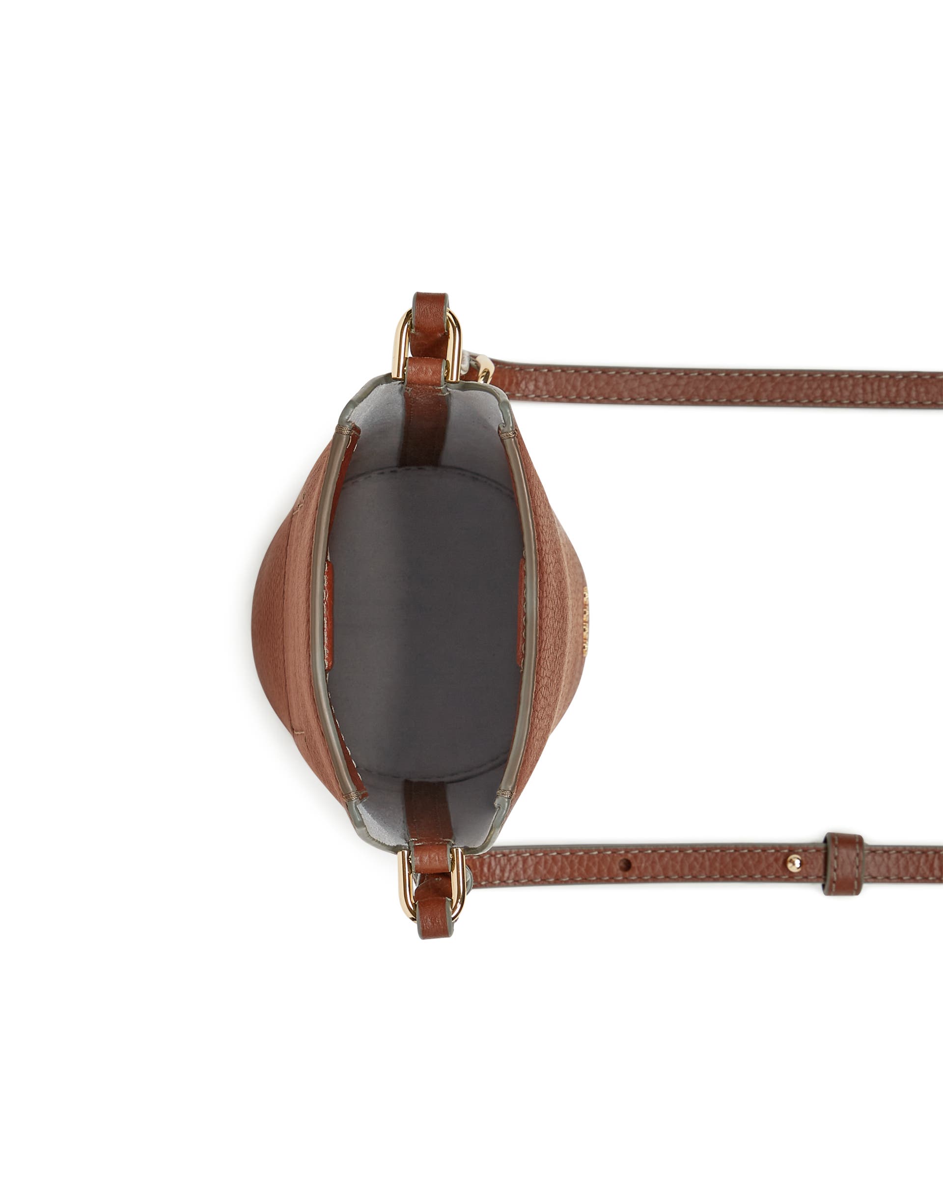 ECCO Pot Pebbled レザークロスボディバッグ - ブラウン - Birdeye