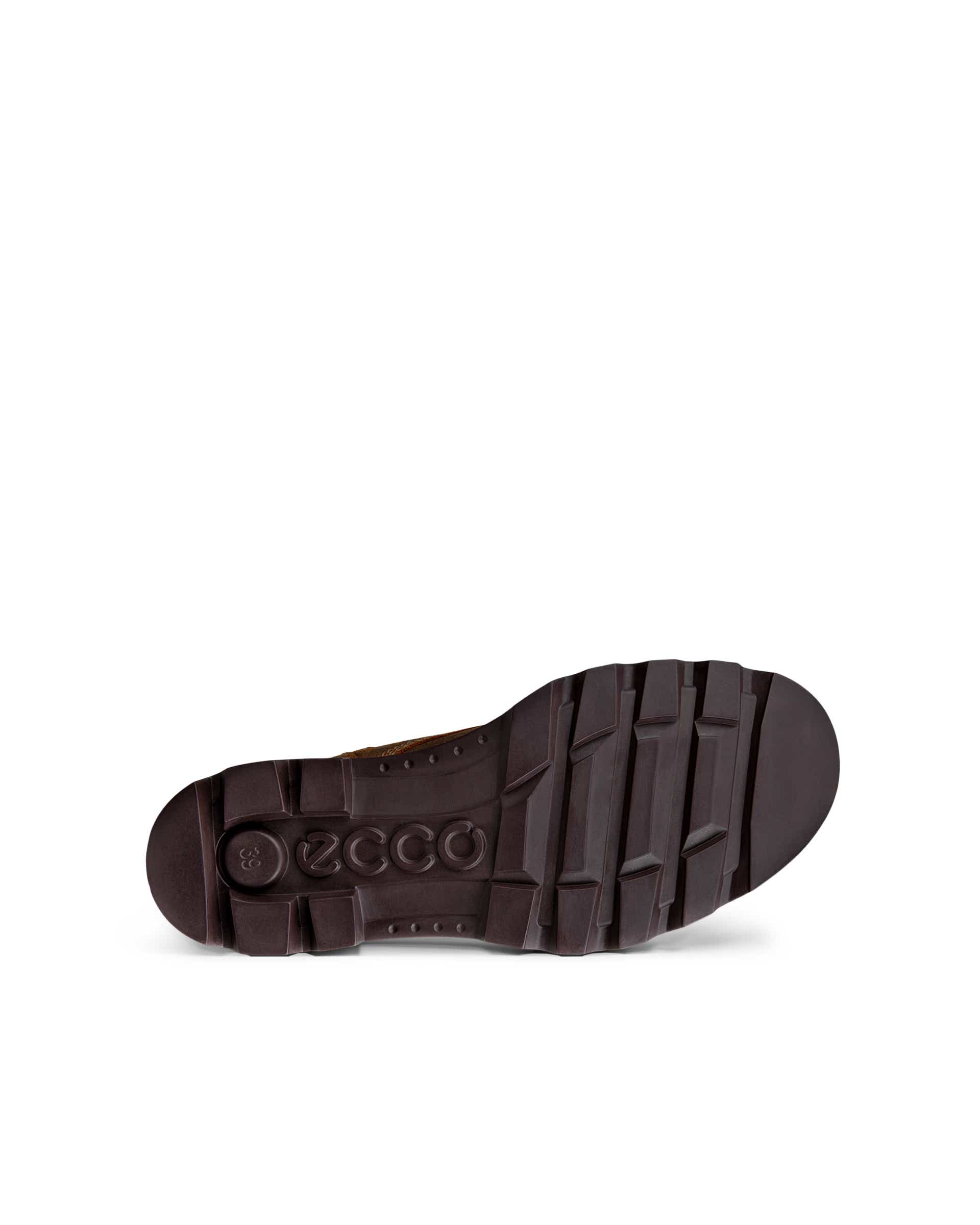 Botas de piel con cordones ECCO® Grainer para mujer - Marrón - Sole