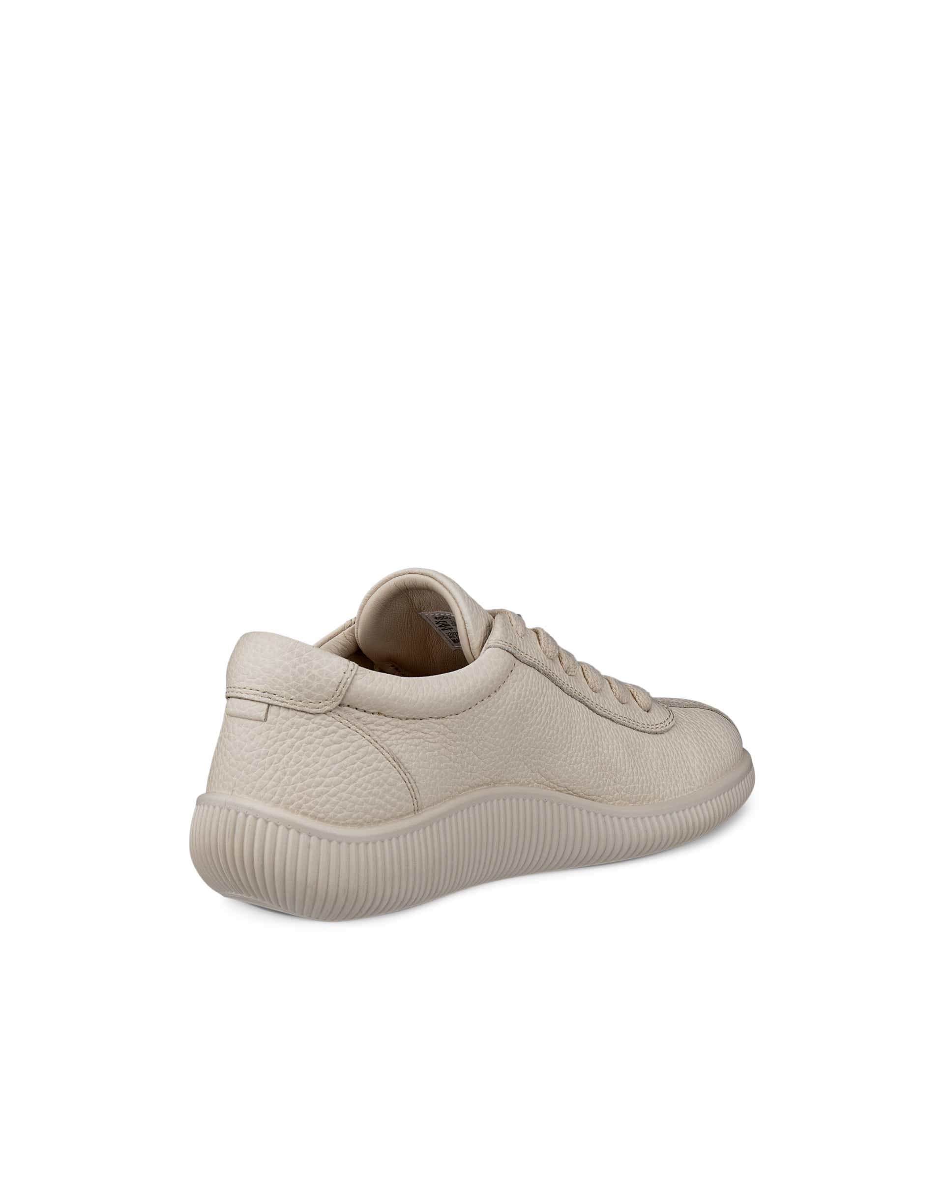 ECCO Soft Zero WOMEN ウィメンズ レザースニーカー - ベージュ - Back