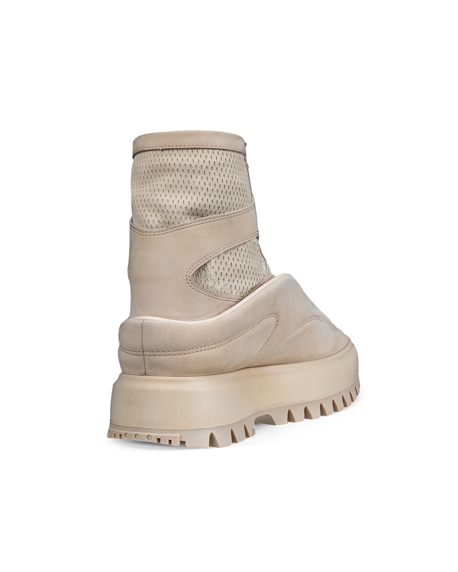 ECCO Street Ace RAL7000 メンズ ヌバックブーツ - ベージュ - Back