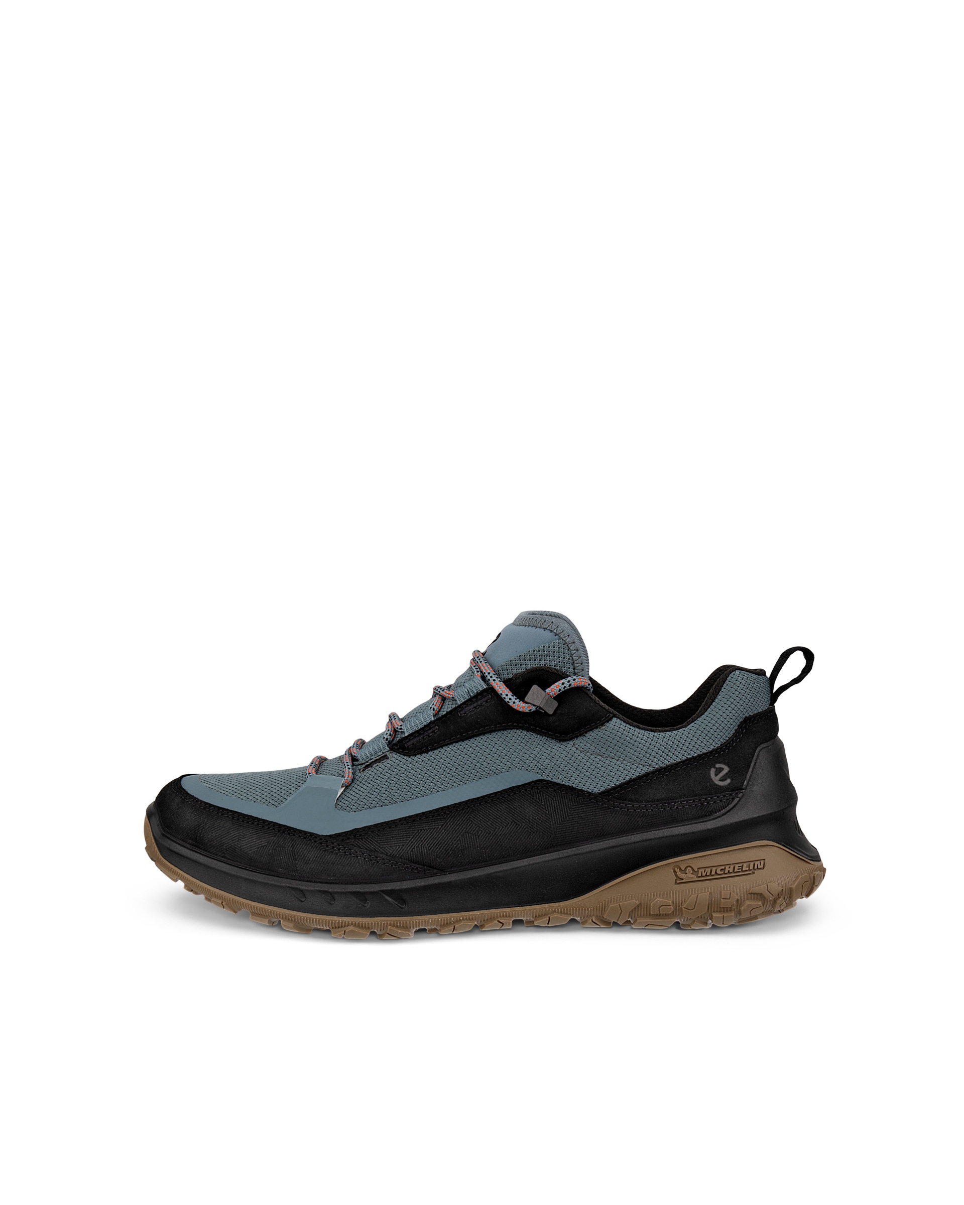 ECCO ULT-TRN Low メンズ ヌバックウォータープルーフハイキングシューズ - ブルー - Outside