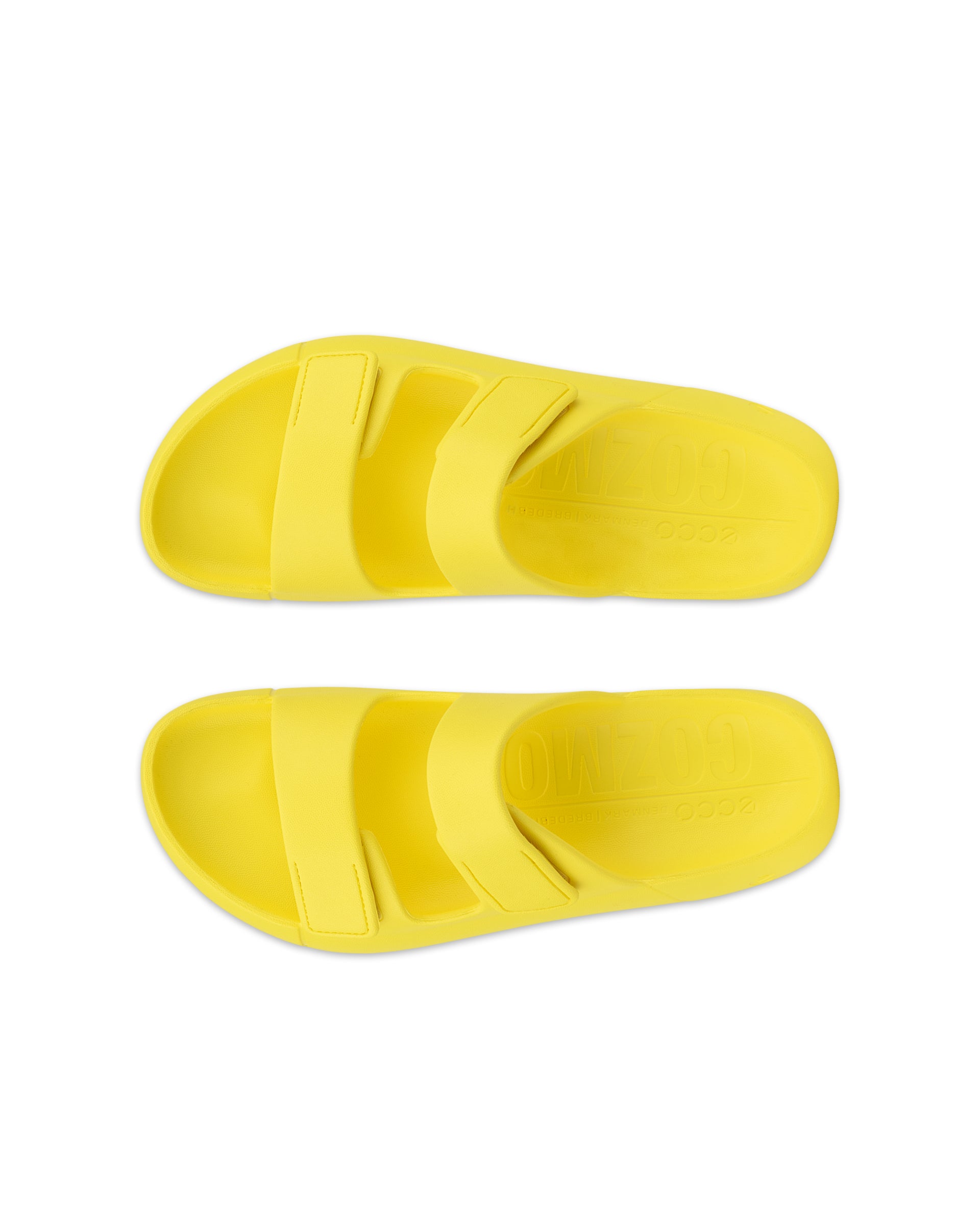 ECCO Cozmo E Sandal  2ストラップサンダル - イエロー - Top left pair