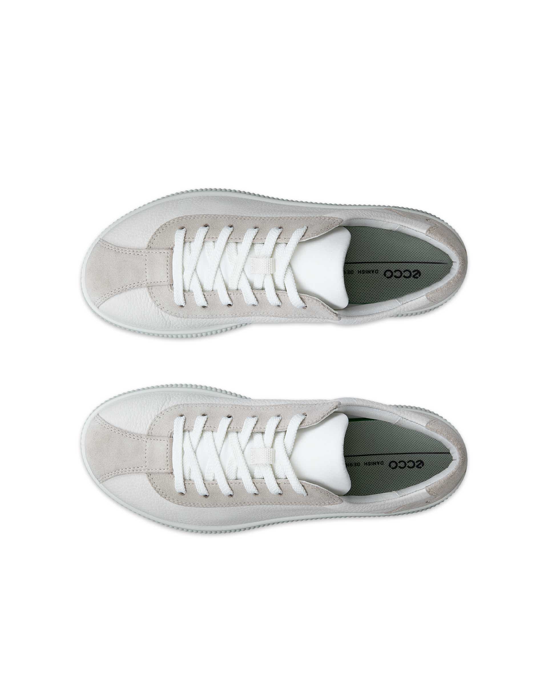 ECCO SOFT ZERO WOMEN'S SNEAKER - White - Top left pair