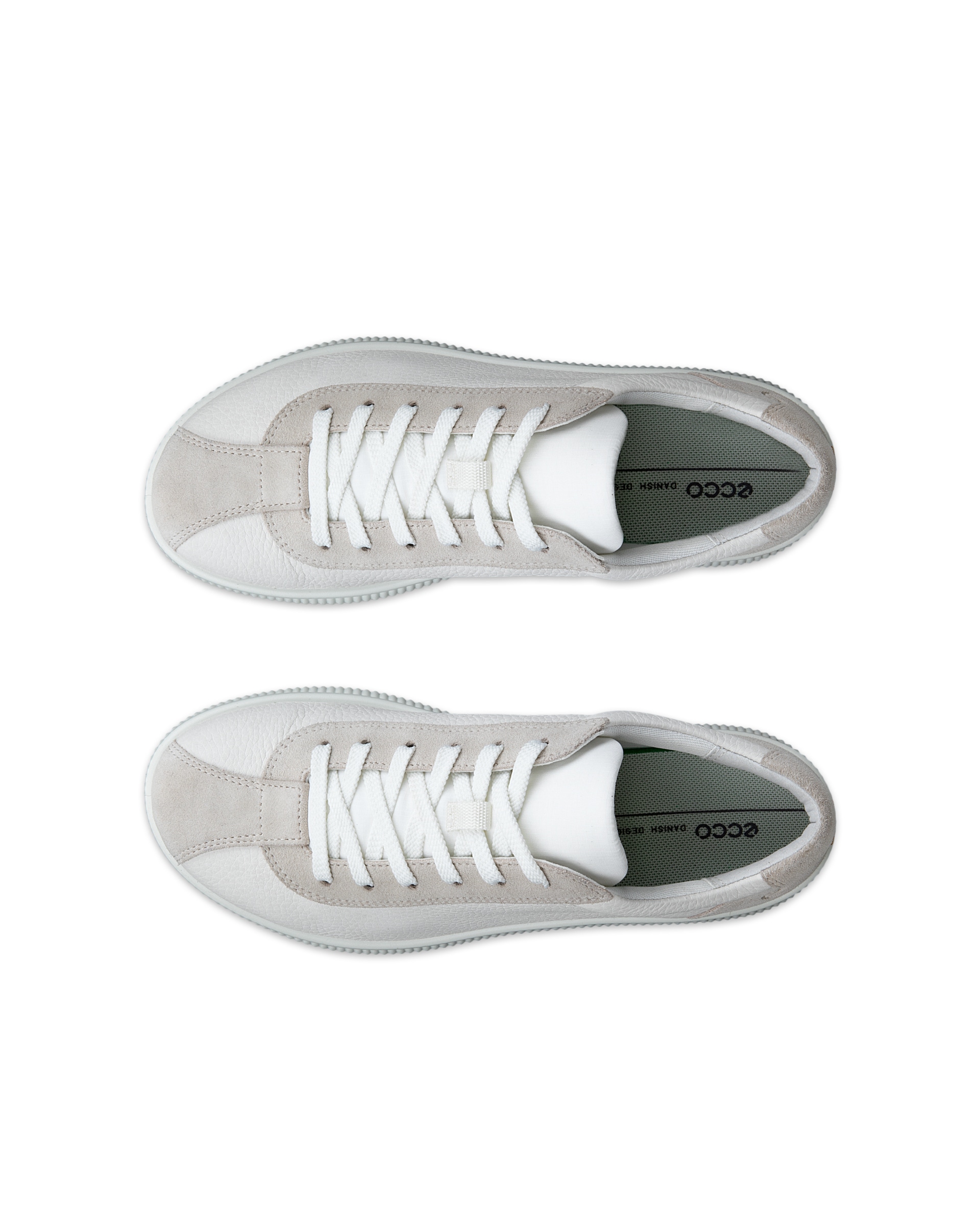 ECCO SOFT ZERO WOMEN'S SNEAKER - White - Top left pair