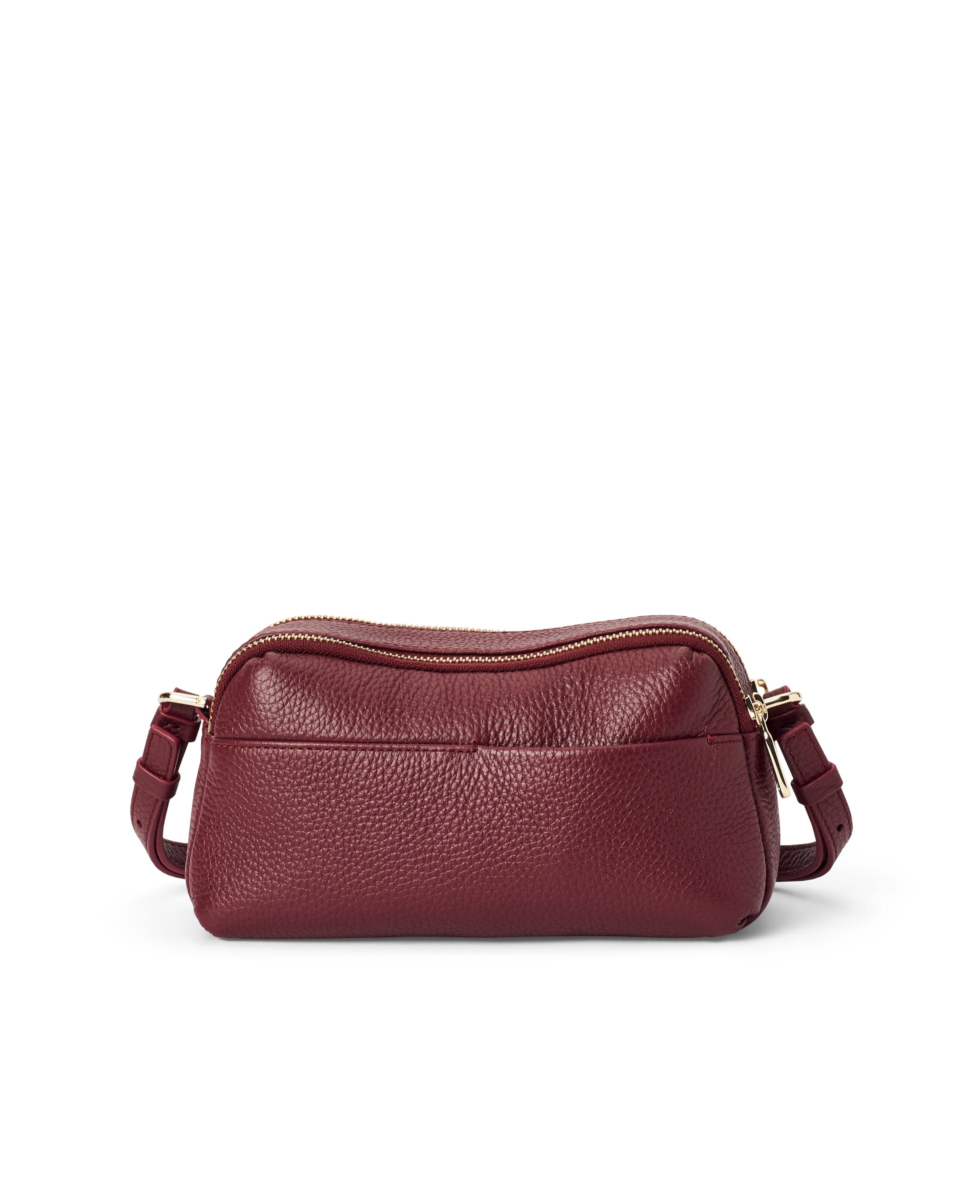 Women's ECCO® CAMERA BAG CURVE Leather Camera Bag - Red - Main
