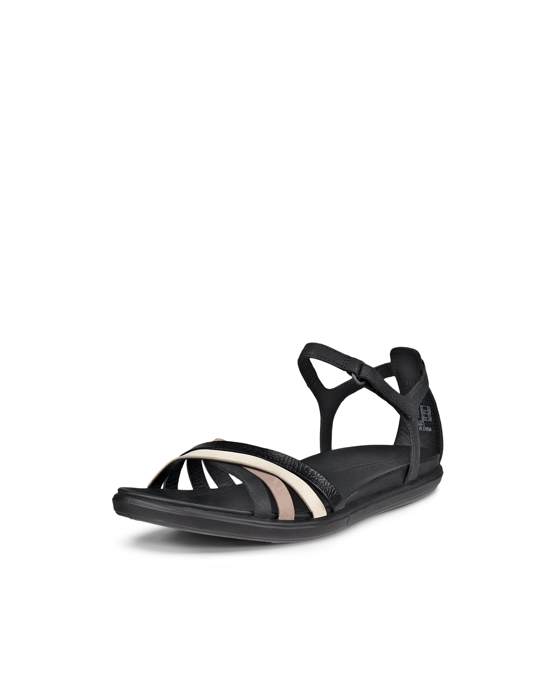 ECCO Women's Simpil Flat Sandals - Black - Main