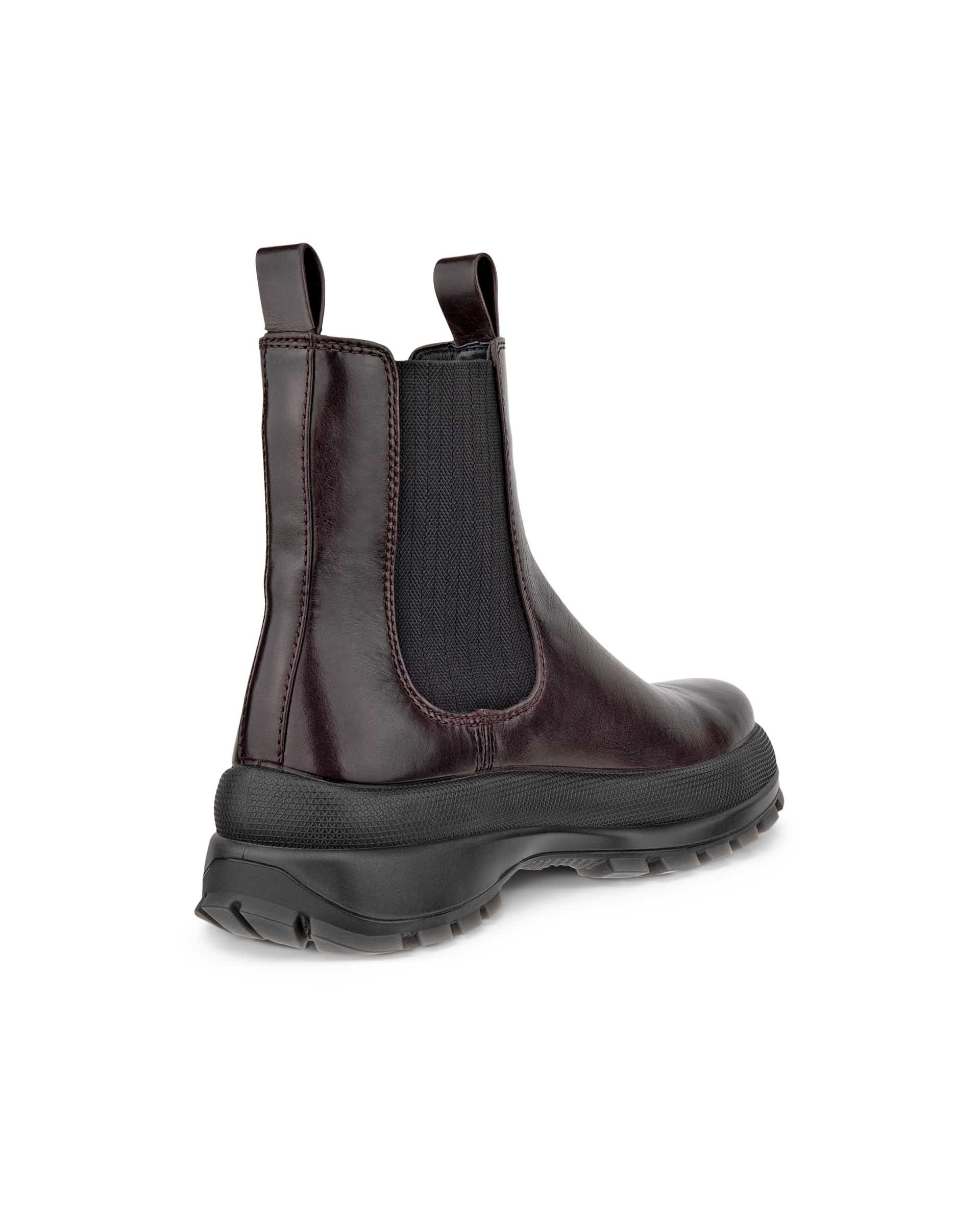 ECCO® TRACK 30 Damen Chelsea Boot aus Leder - Braun - Back
