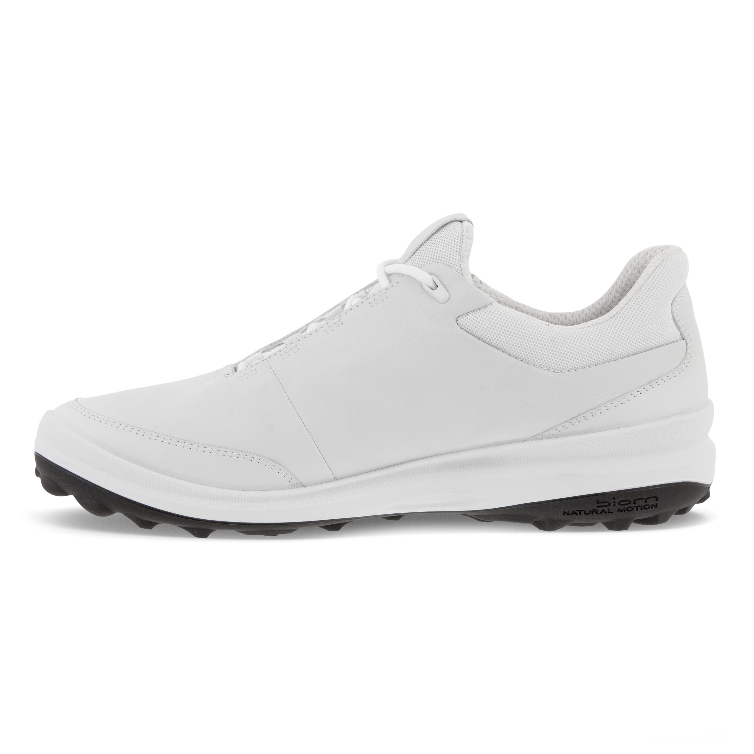 Men's ECCO® Golf BIOM Hybrid 3 Leather Shoe - White - Inside