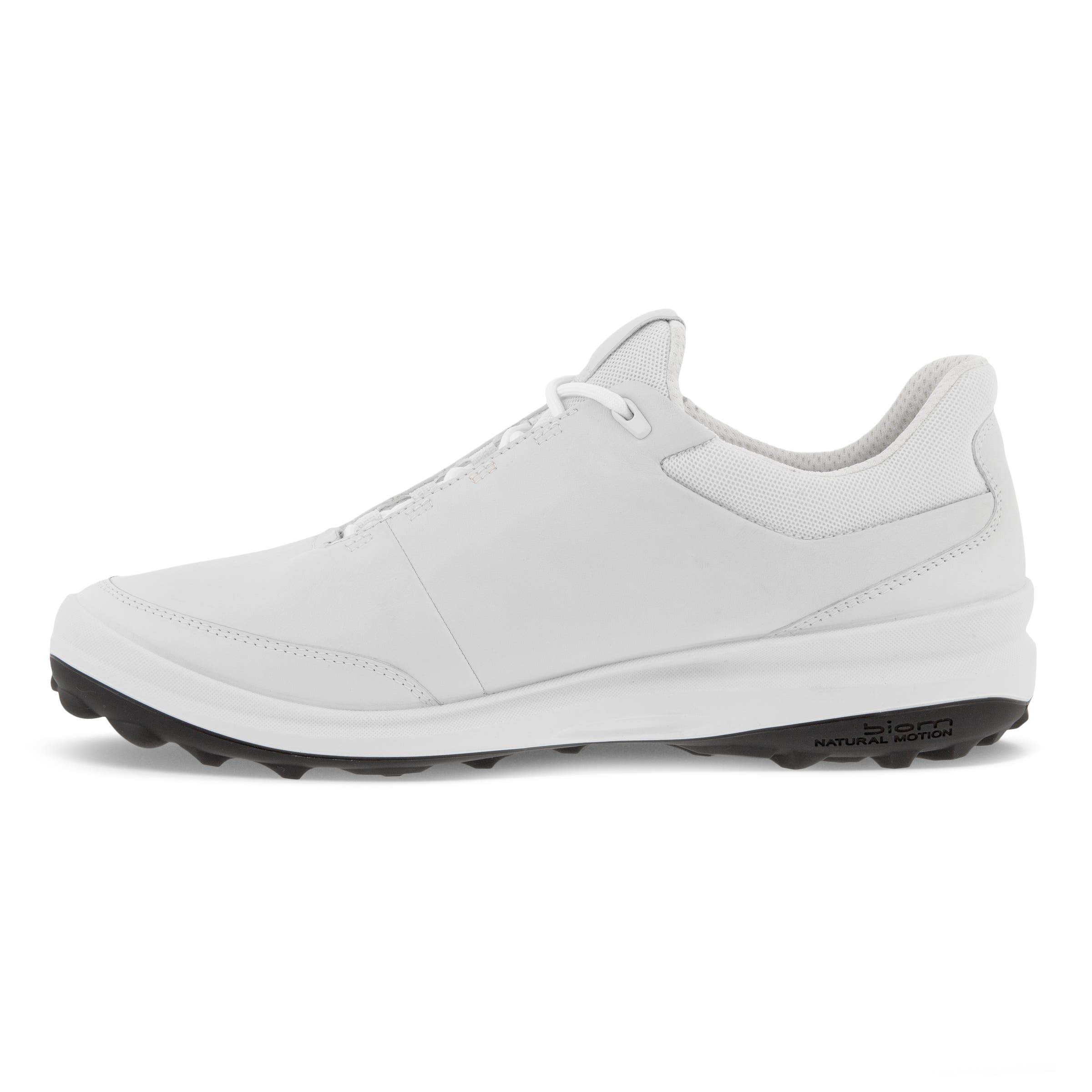 Men's ECCO® Golf BIOM Hybrid 3 Leather Shoe - White - Inside
