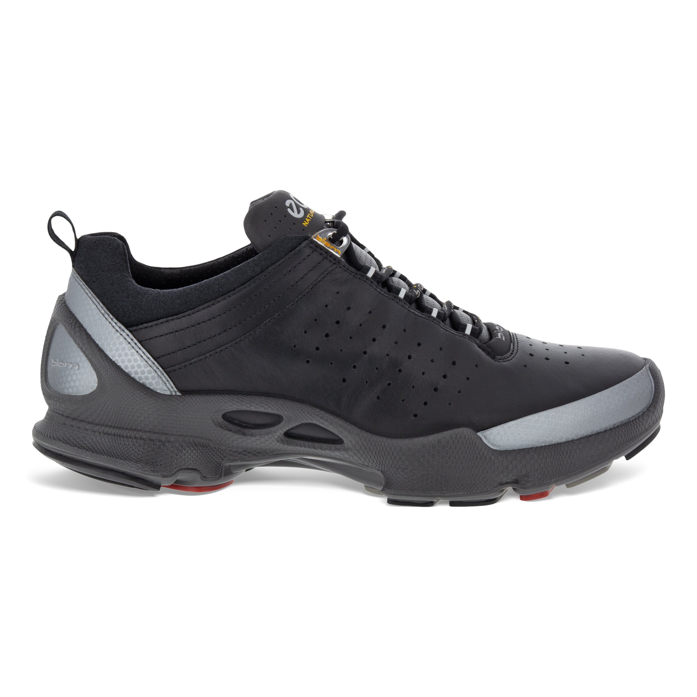 ECCO BIOM C Low メンズ レザースニーカー | ブラック