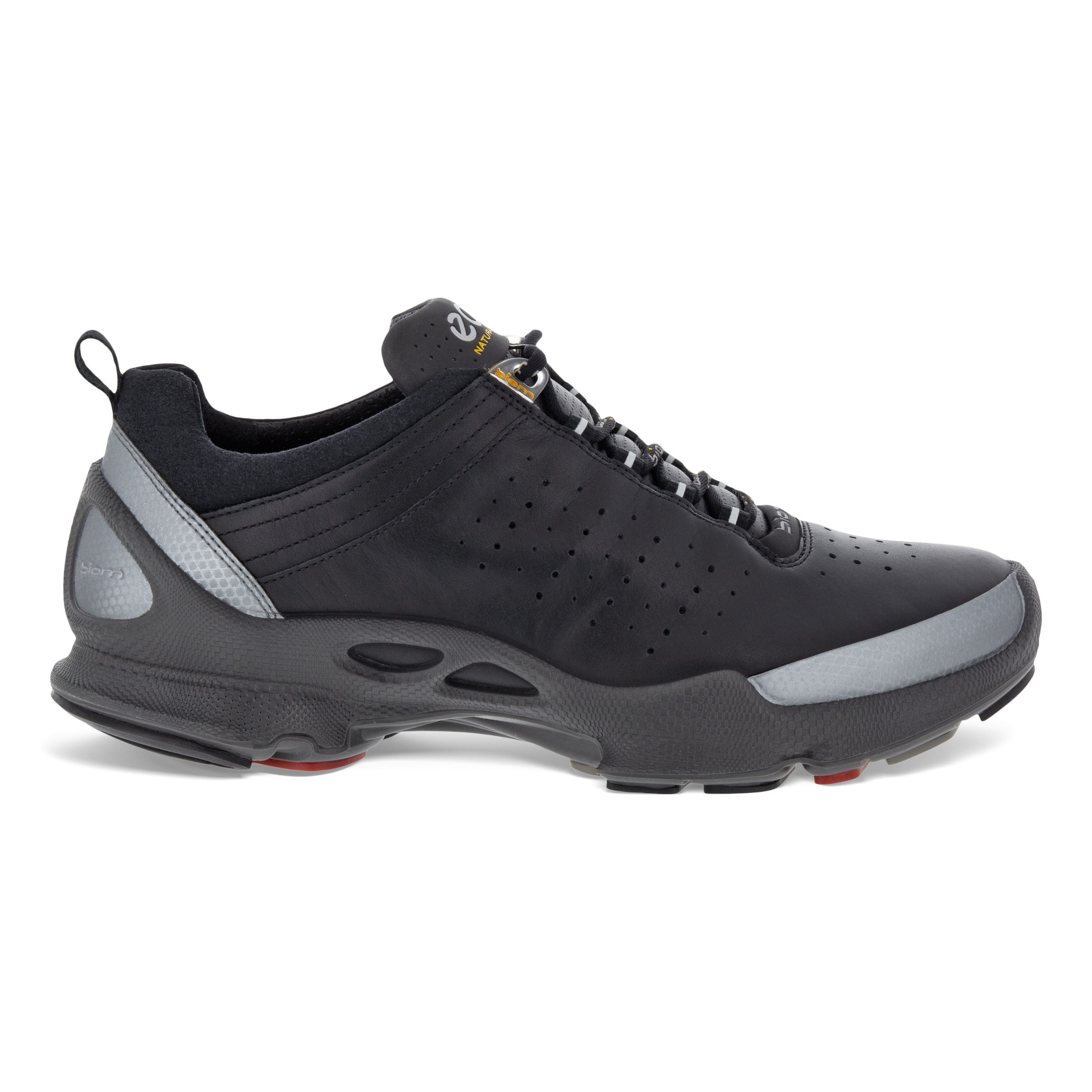 ECCO BIOM C Low メンズ レザースニーカー | ブラック