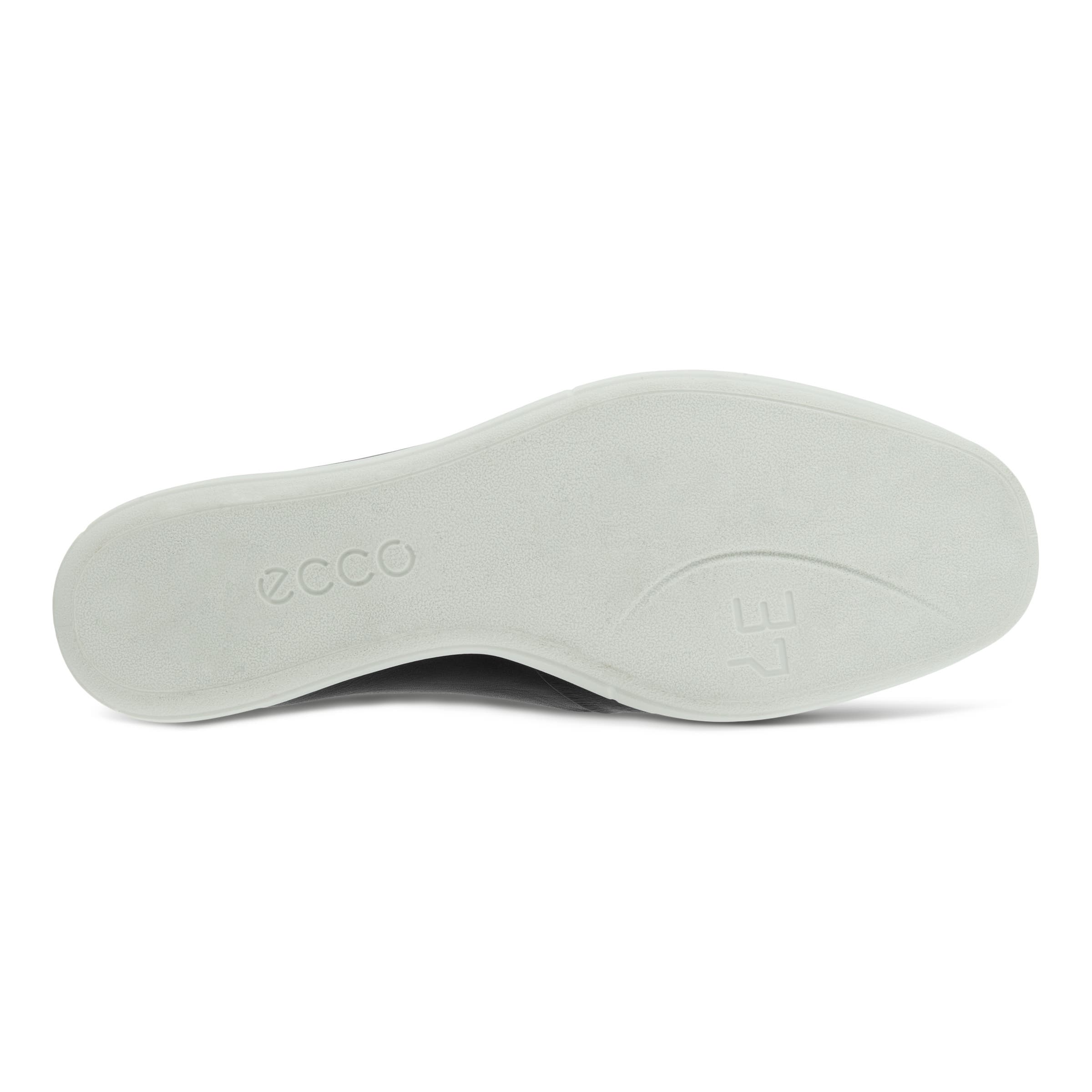 Women's ECCO® Simpil Leather Slip-On - Black - Sole