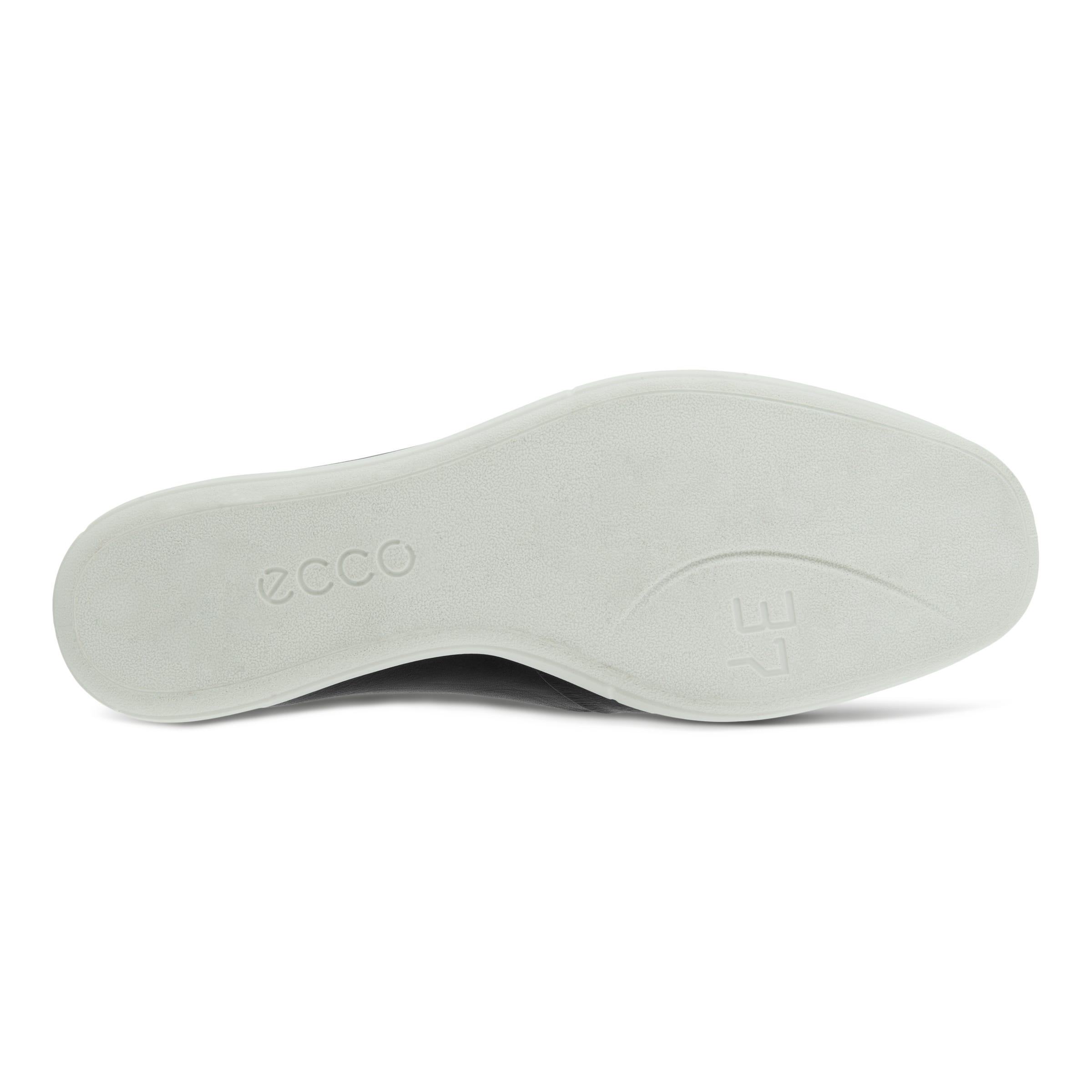 Women's ECCO® Simpil Leather Slip-On - Black - Sole