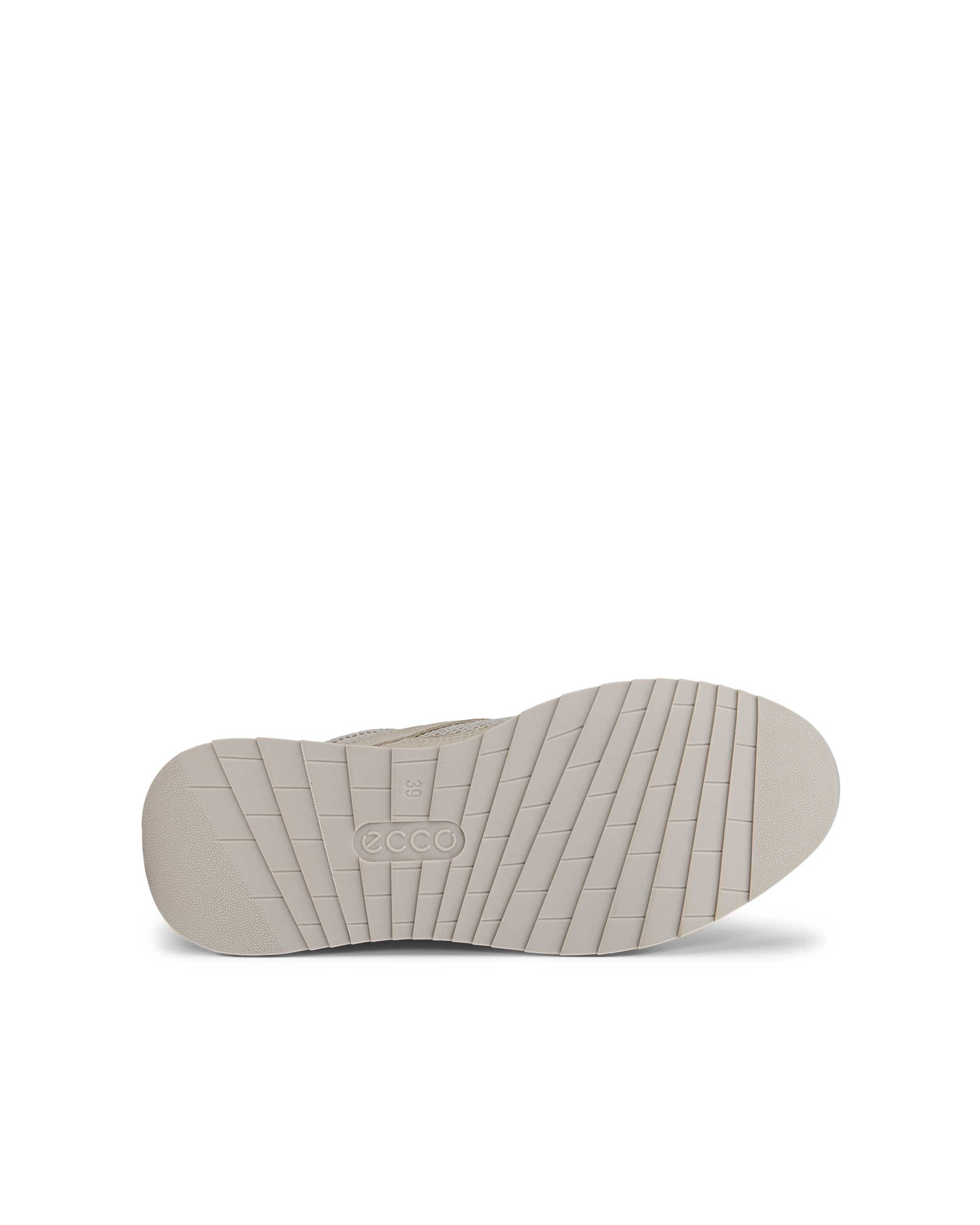 Zapatillas de piel ECCO® OTM para mujer - Beige - Sole