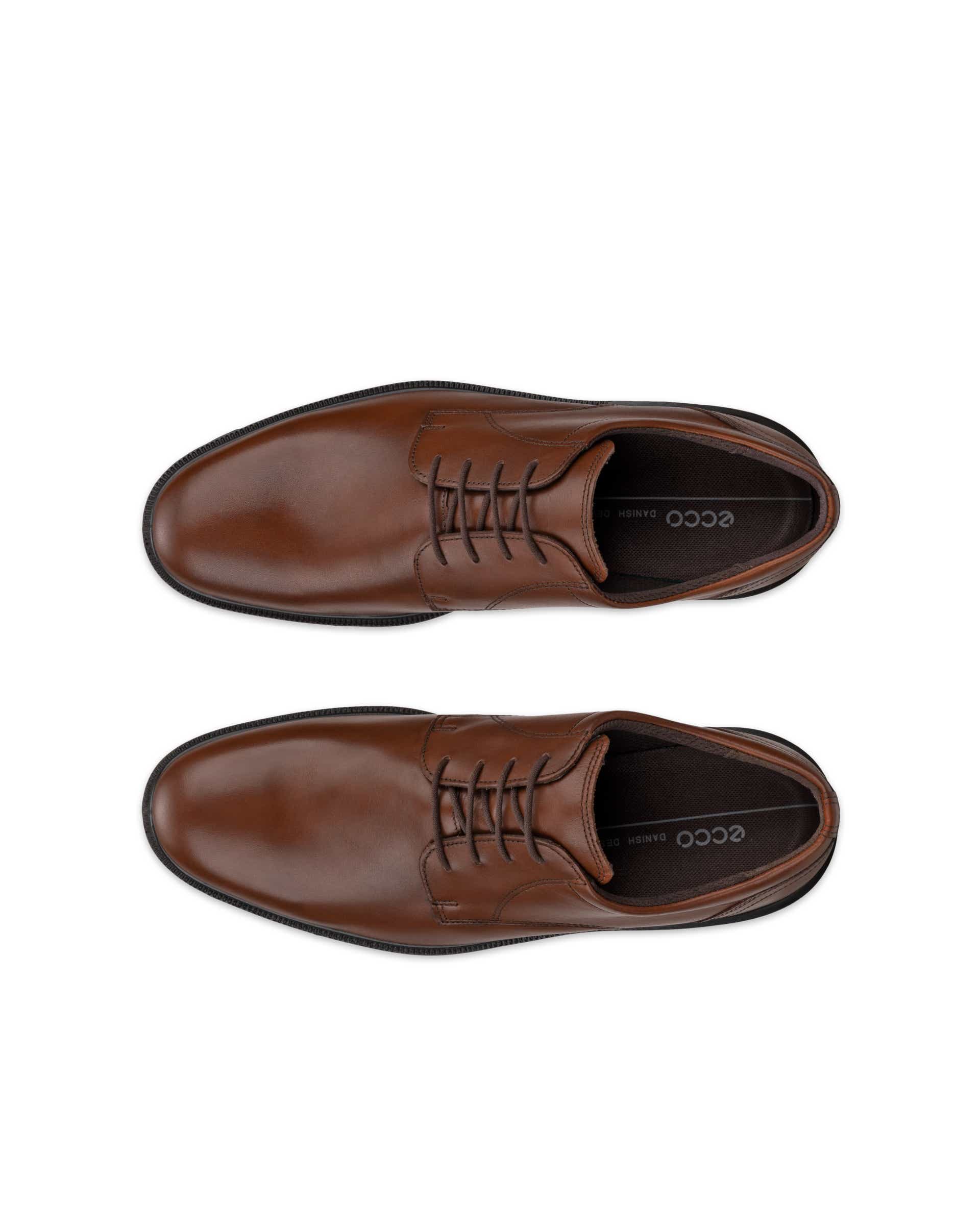 ECCO Men Maitland Derby Shoes - Brown - Top left pair