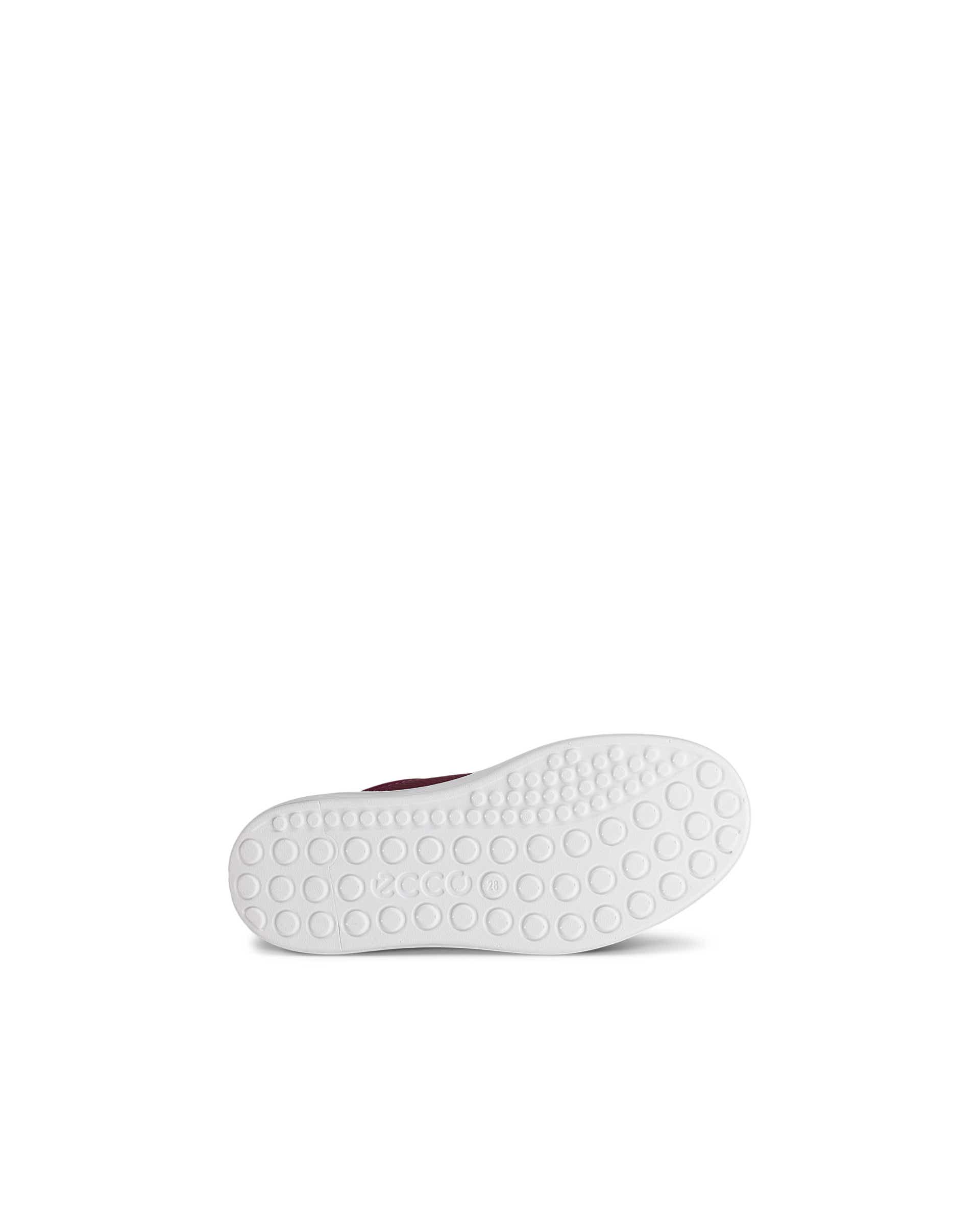 Kids' ECCO® SOFT 60 Leather Trainer - Pink - Sole