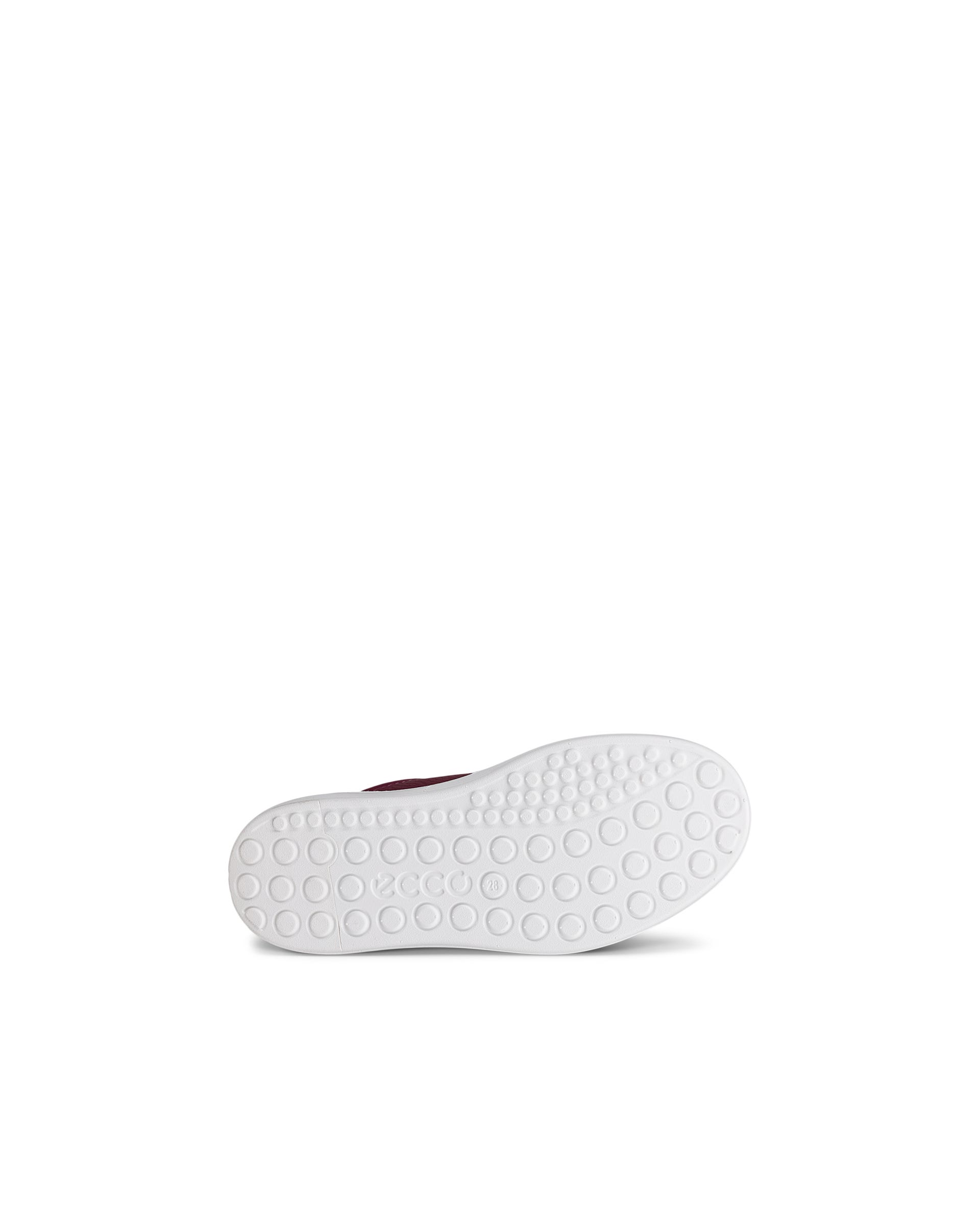 Kids' ECCO® SOFT 60 Leather Trainer - Pink - Sole